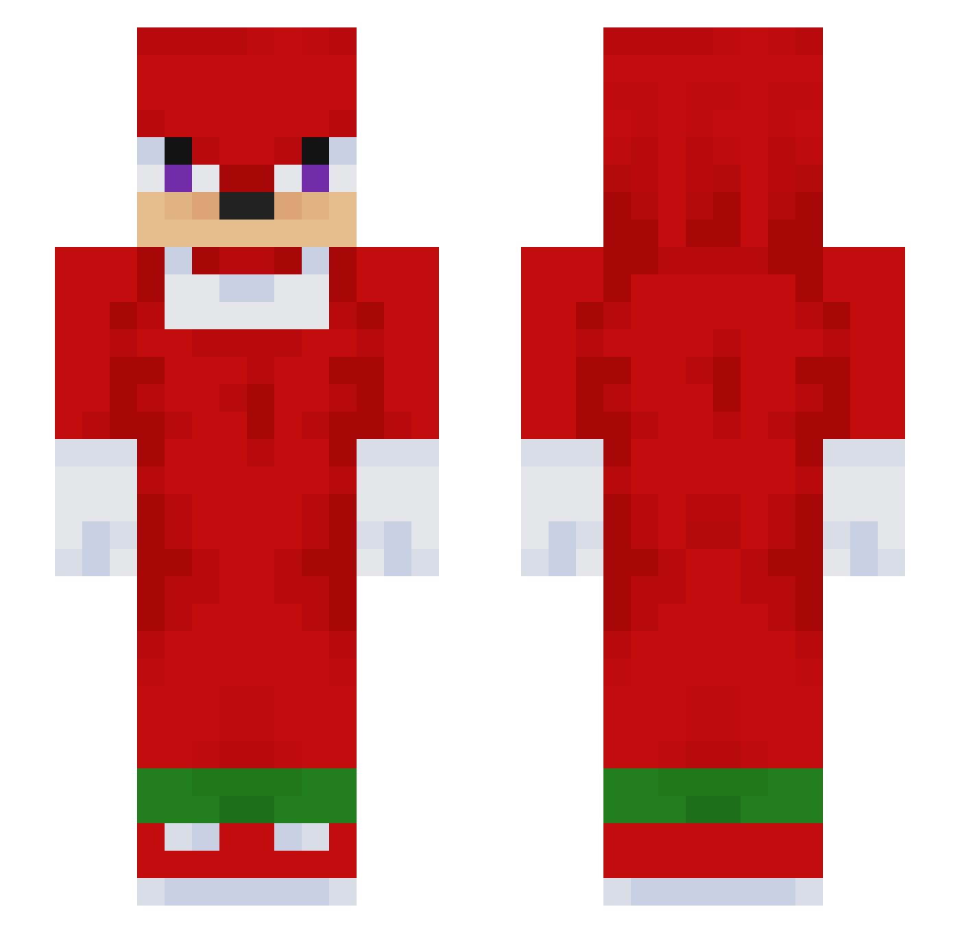 ilsmontfeinte Minecraft skin, front and back view