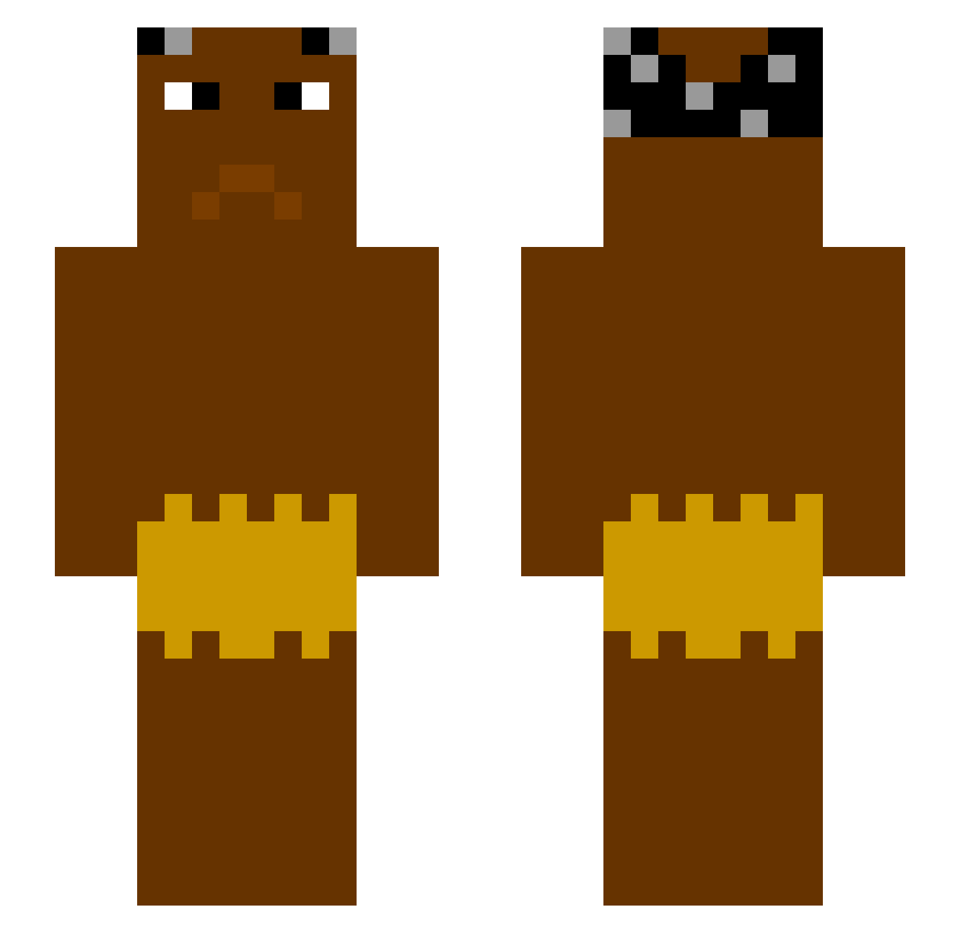 MrLarsHakon Minecraft skin, front and back view