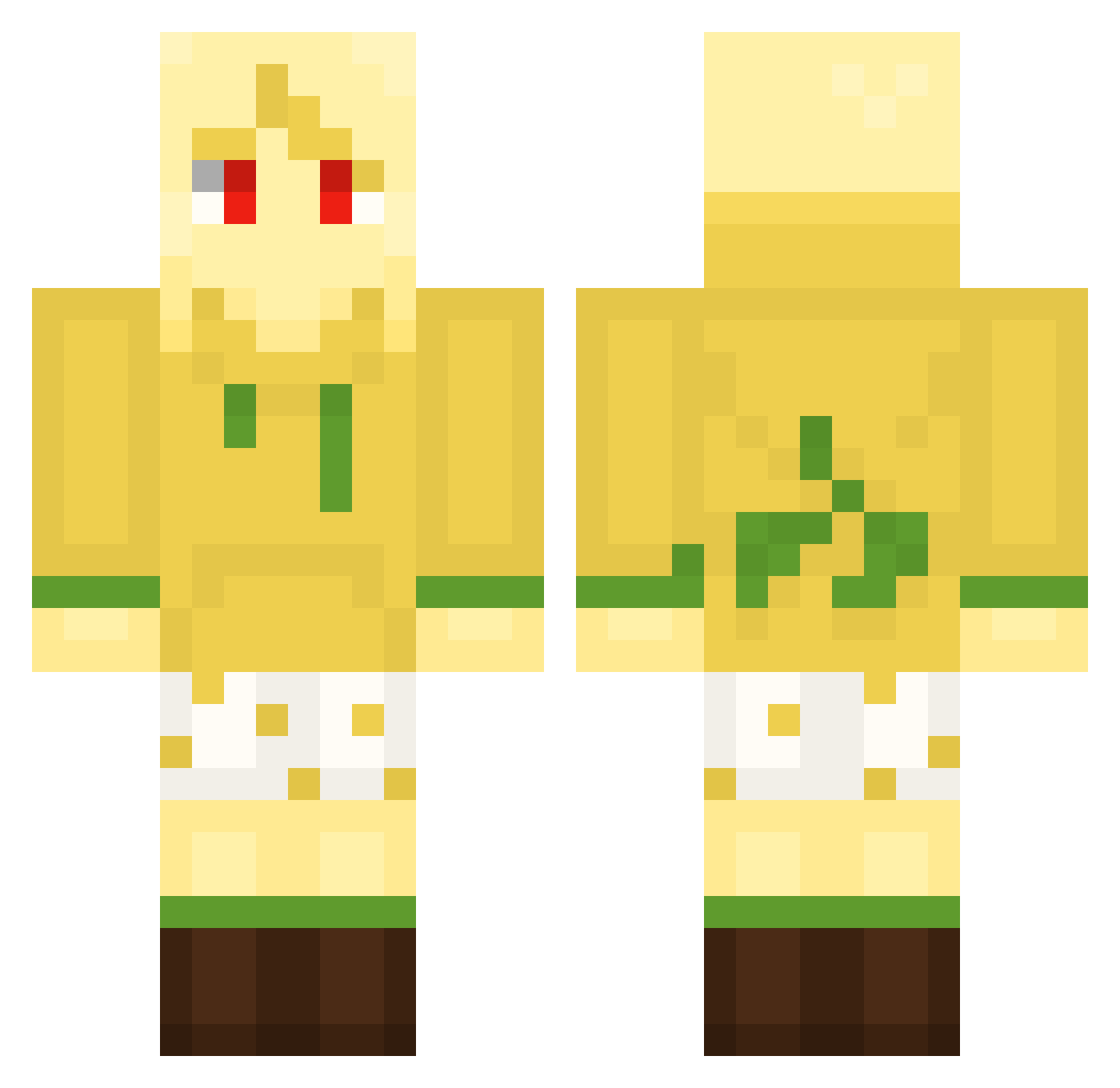 maiconwr Minecraft skin, front and back view