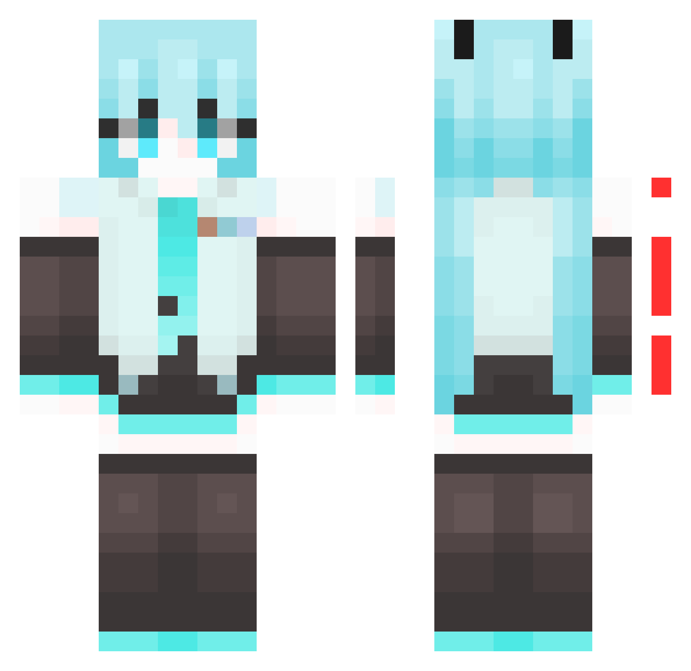 mogalts_Peak_p80 Minecraft skin, front and back view