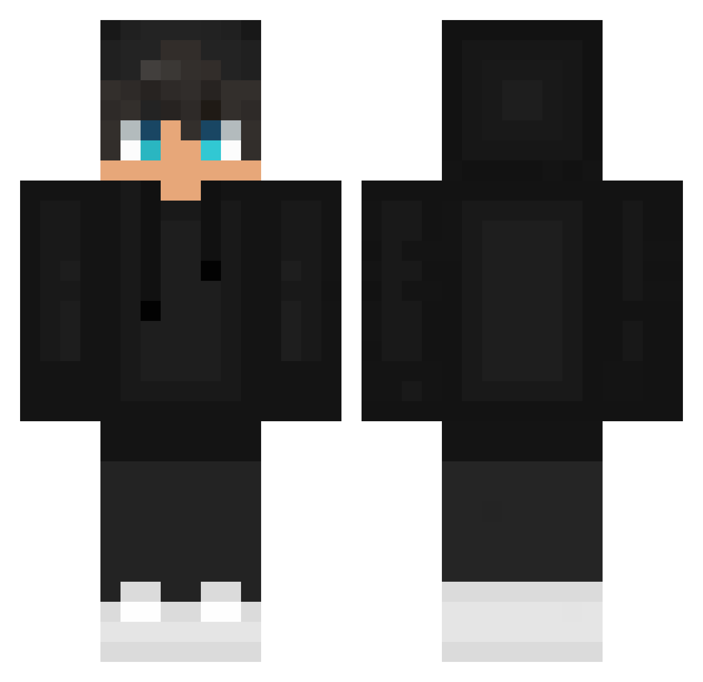 yousef_q61 Minecraft skin, front and back view
