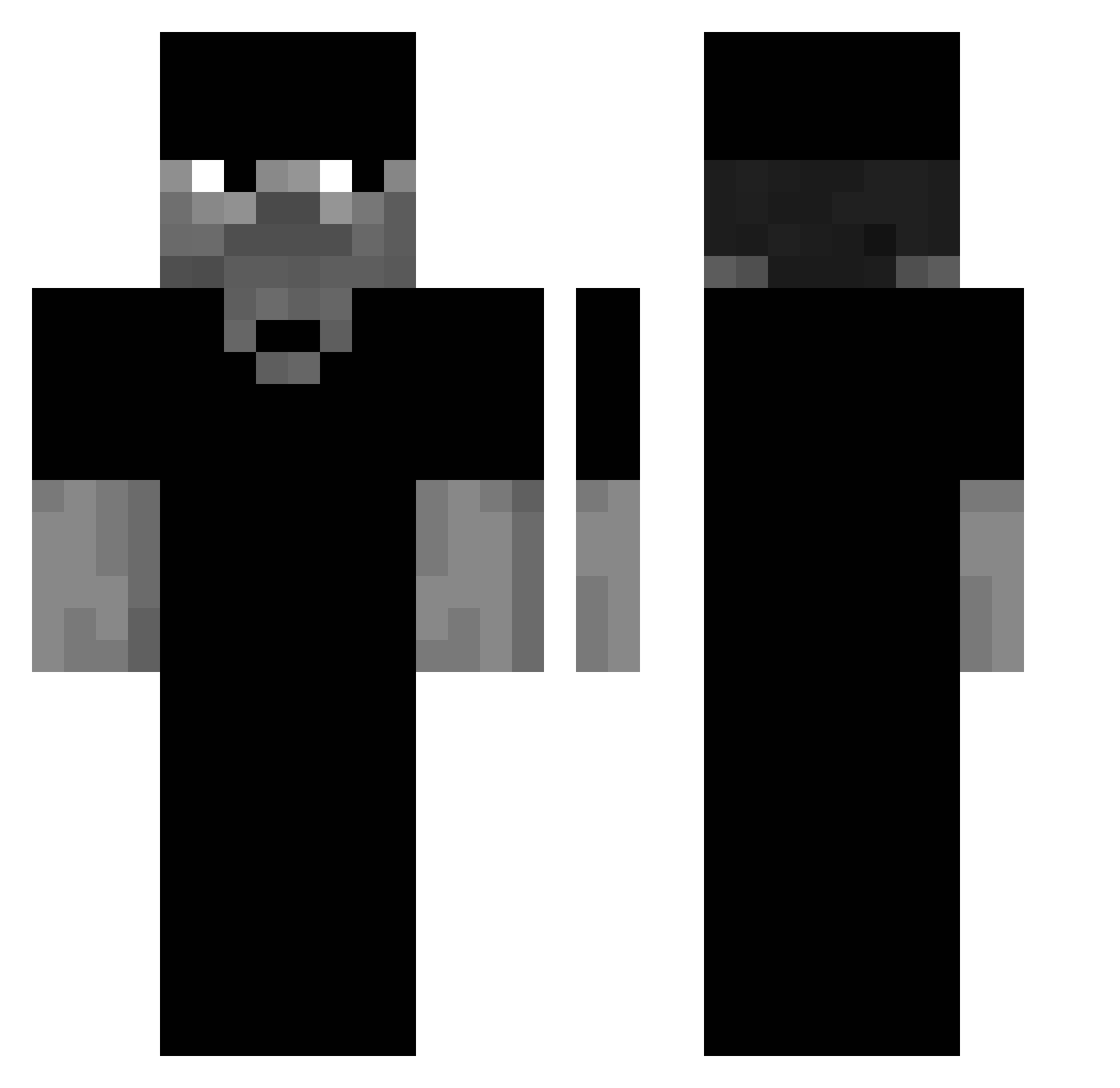 Verschxitzer_ Minecraft skin, front and back view