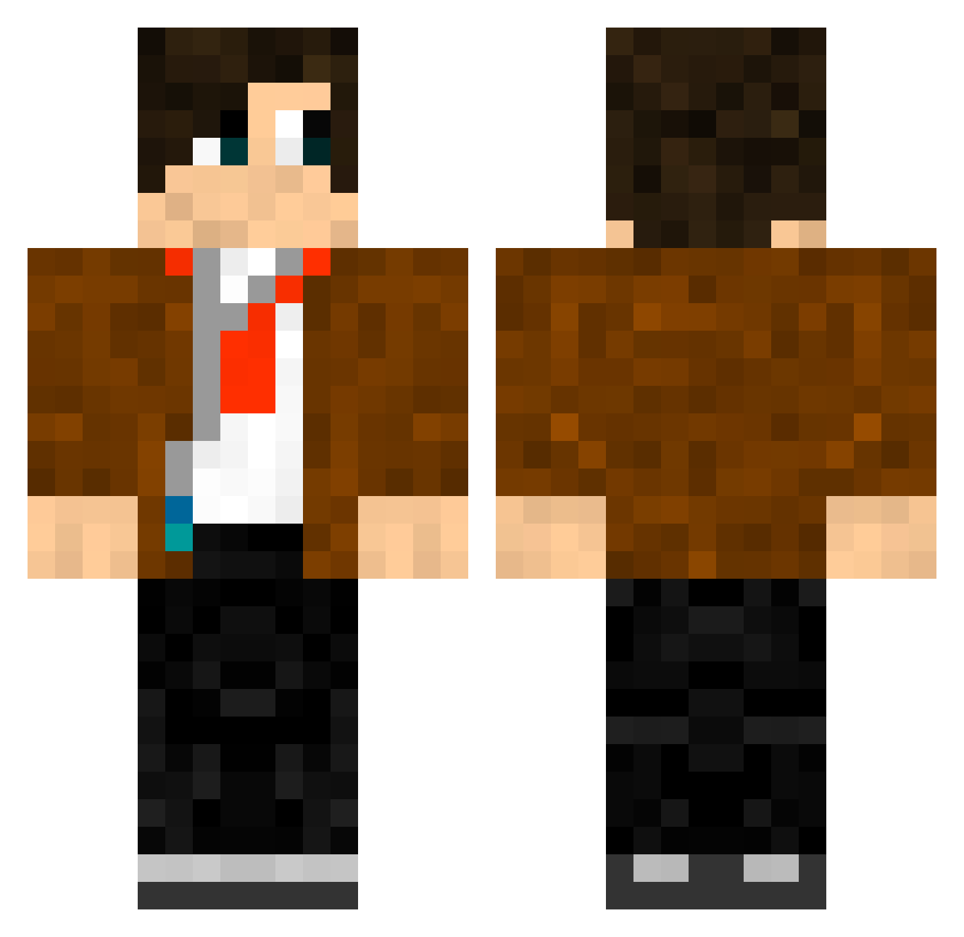 IMHACKINGLOL2 Minecraft skin, front and back view