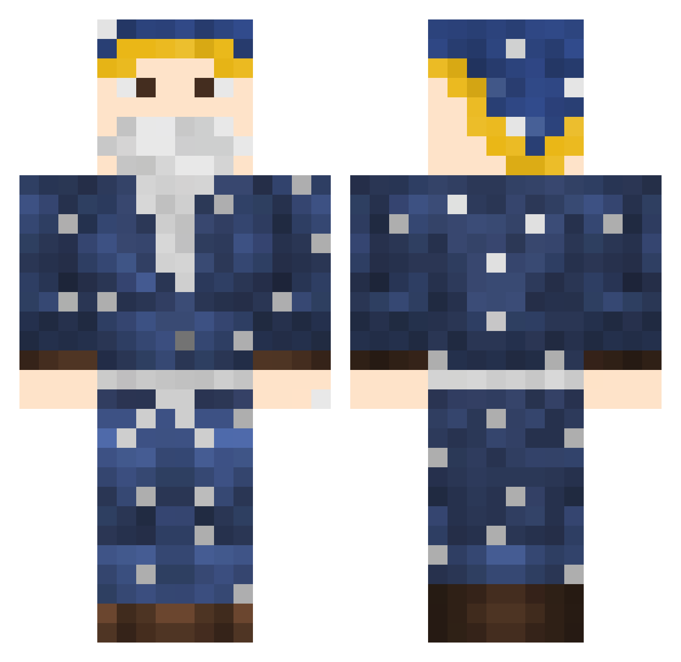 Ferinha_do_forro Minecraft skin, front and back view