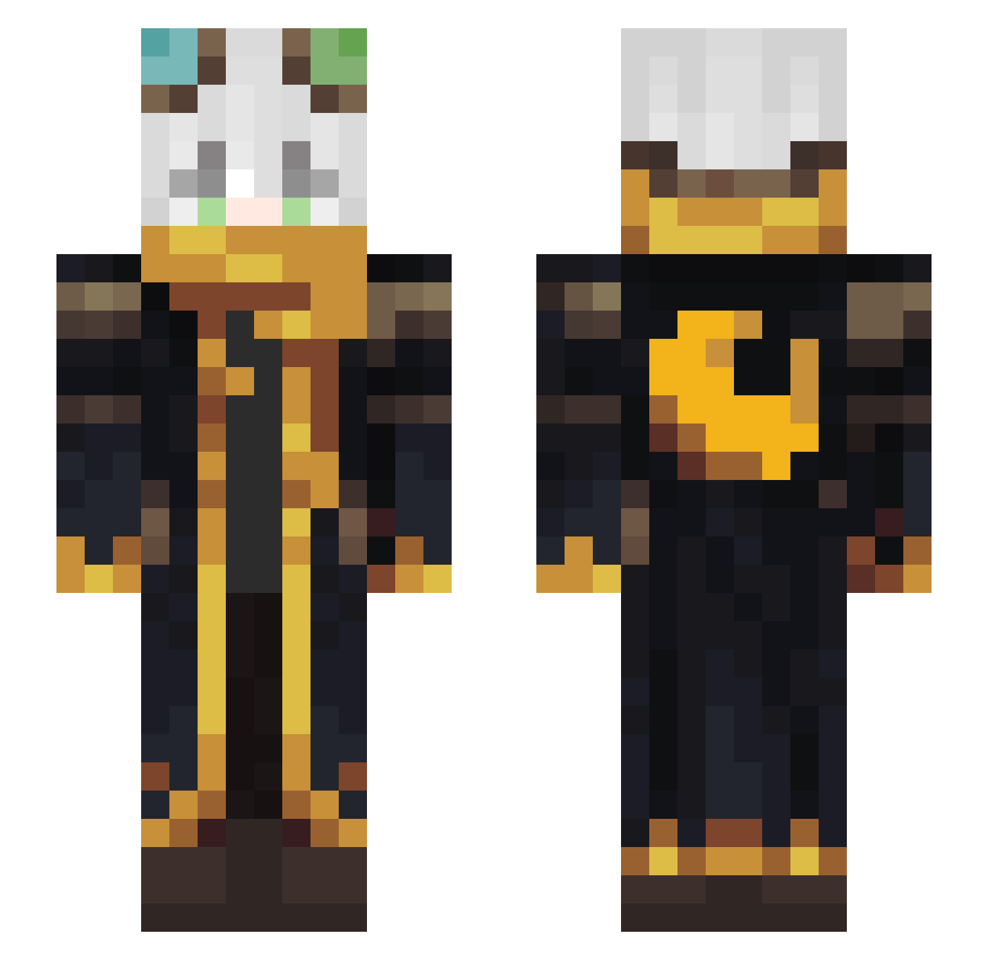 czajkovsky_ Minecraft skin, front and back view