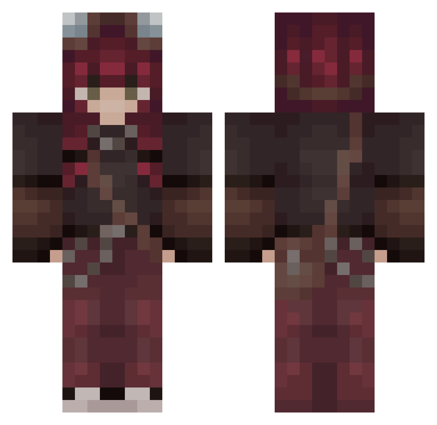 _albanida_ Minecraft skin, front and back view