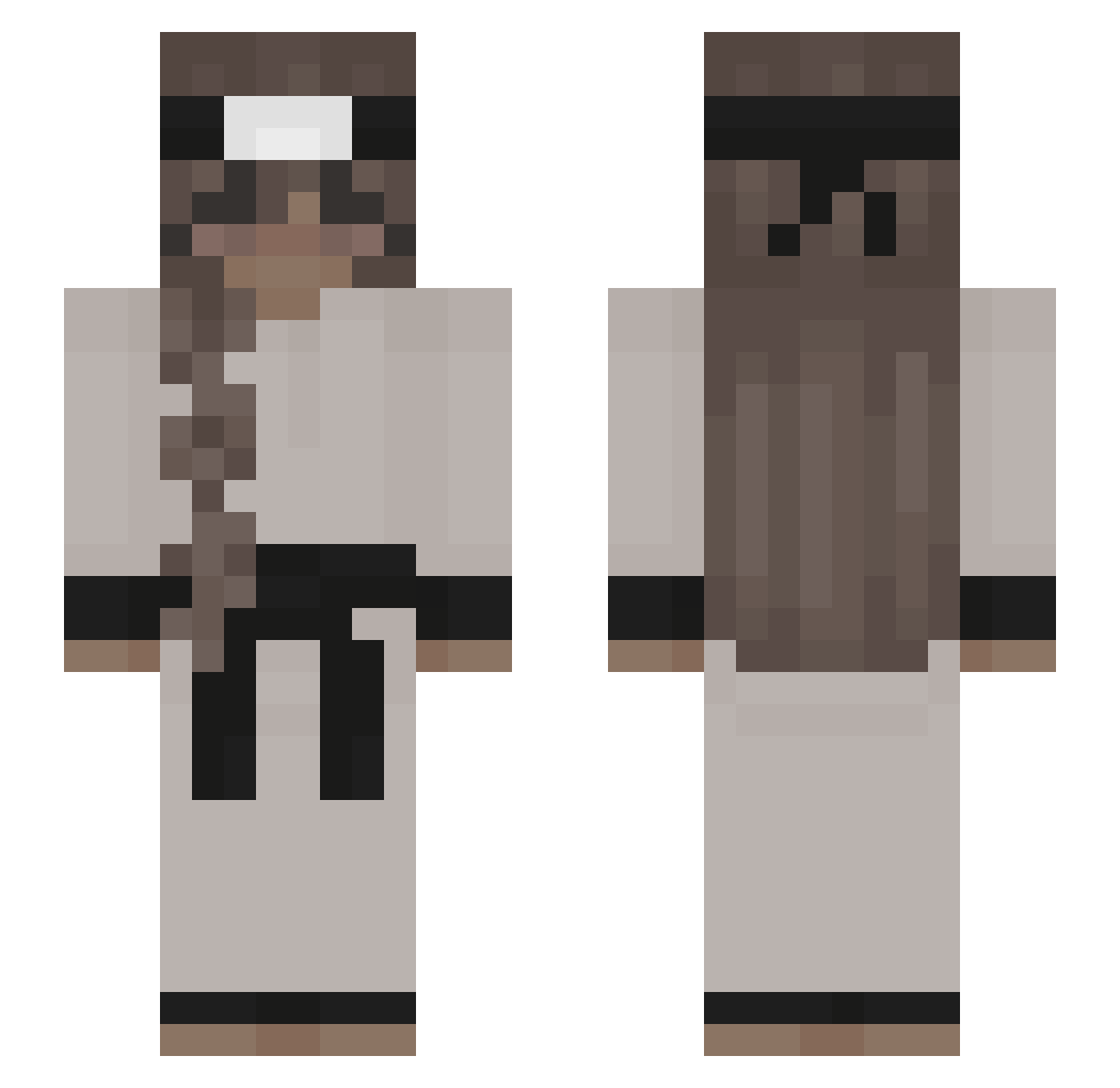 dexsi2282 Minecraft skin, front and back view