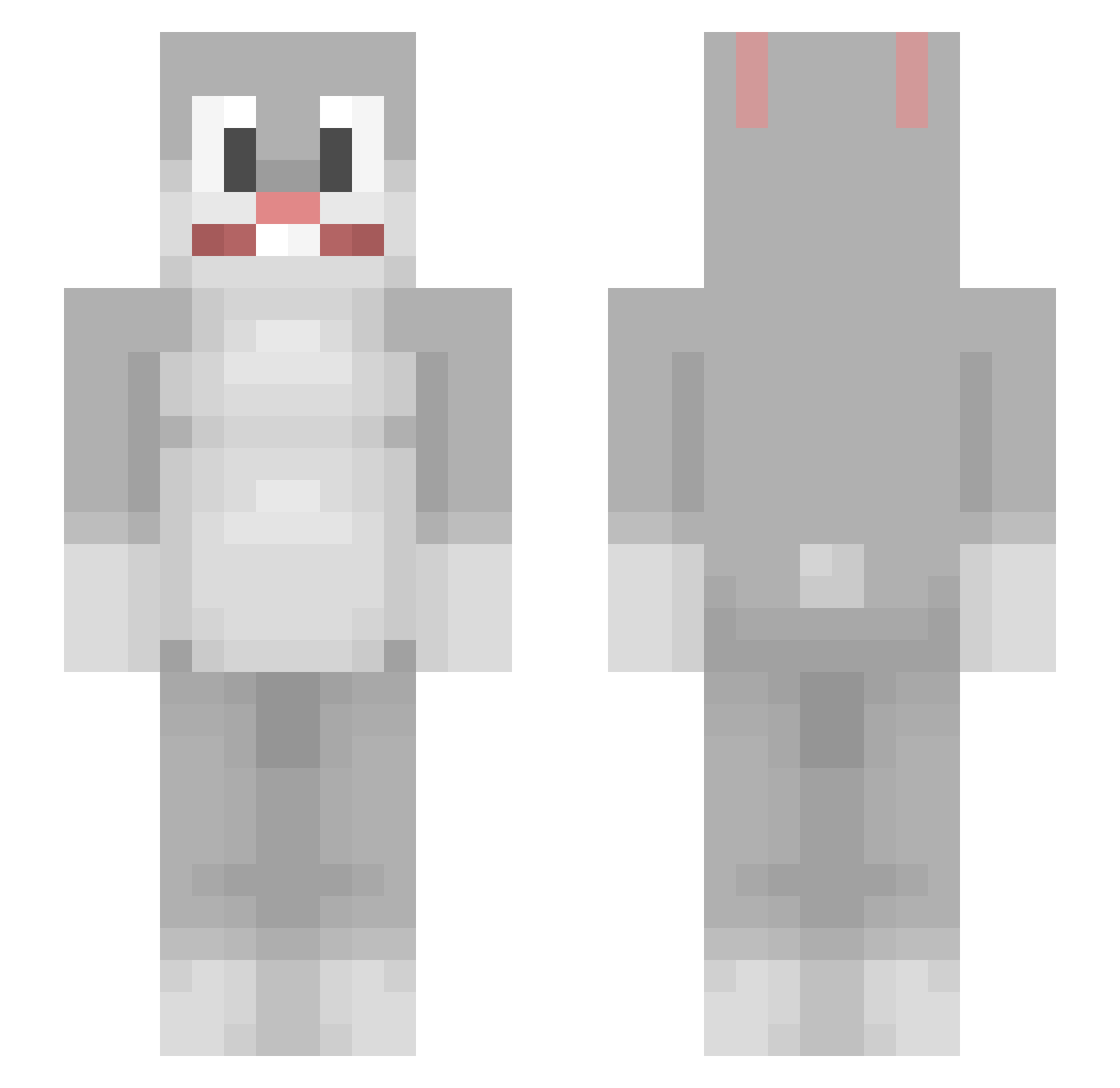 Ian_1870 Minecraft skin, front and back view