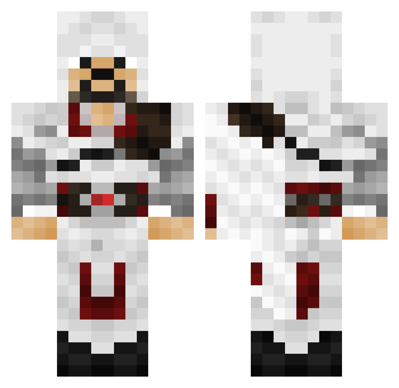 Jollyjo93 Minecraft skin, front and back view