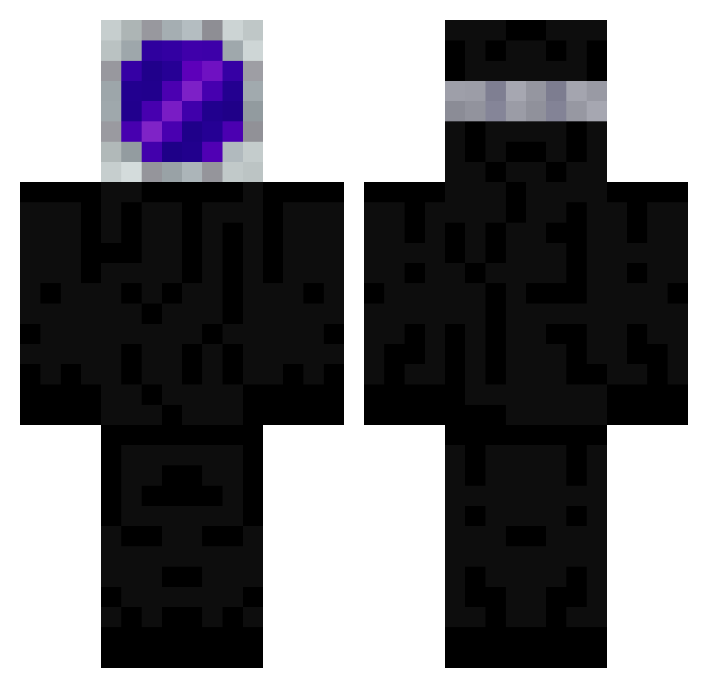 RIsForRyan Minecraft skin, front and back view