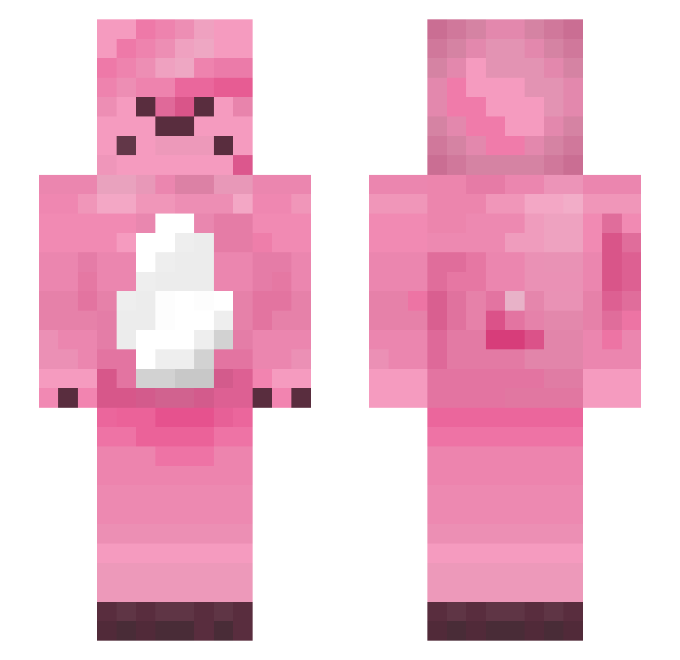 _lvqmmy Minecraft skin, front and back view
