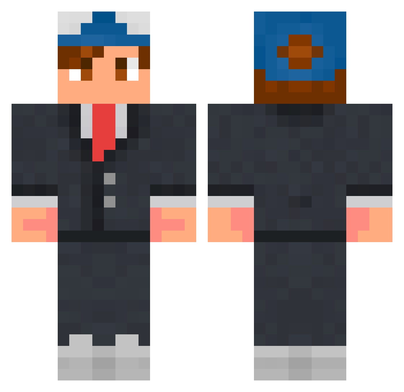 mishkin_ Minecraft skin, front and back view