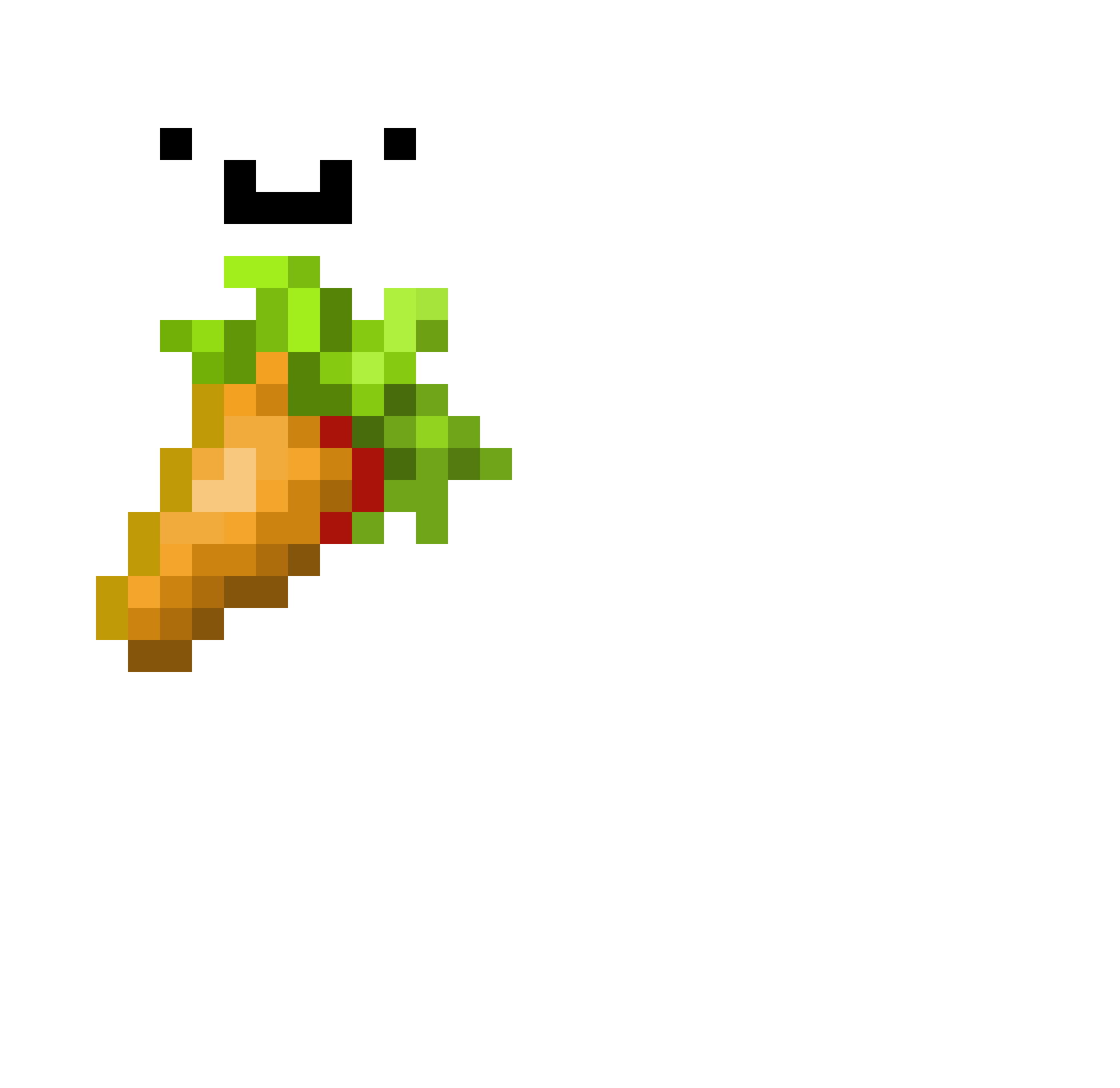 HeatedCarrot198 Minecraft skin, front and back view
