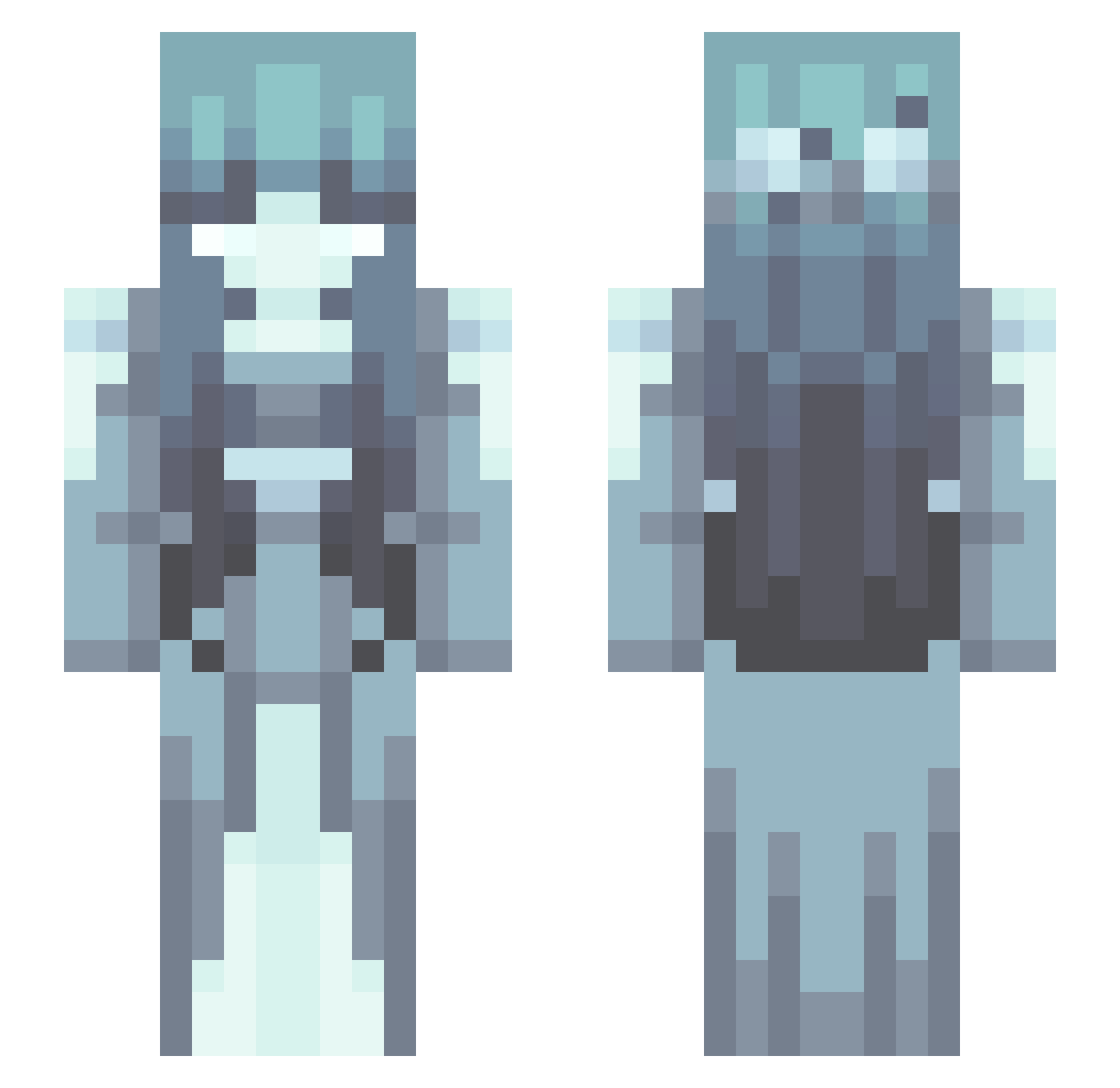 presllyn Minecraft skin, front and back view