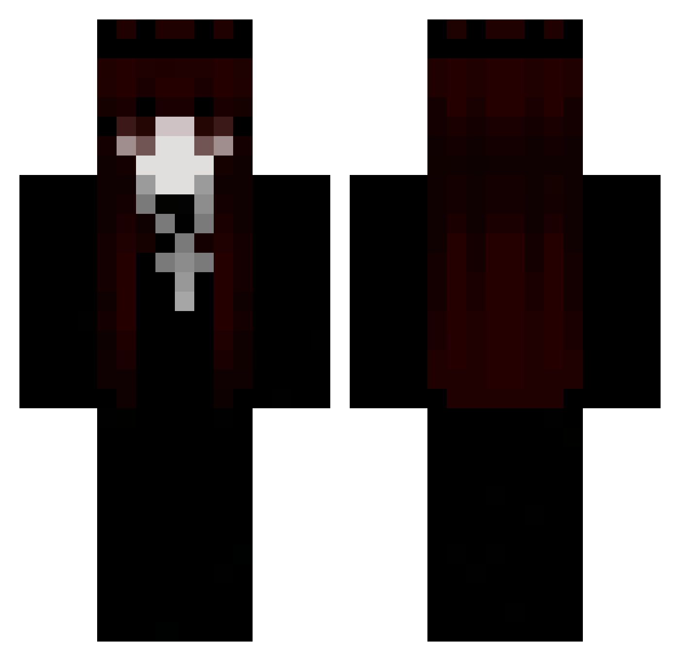 kattzuky_energy Minecraft skin, front and back view