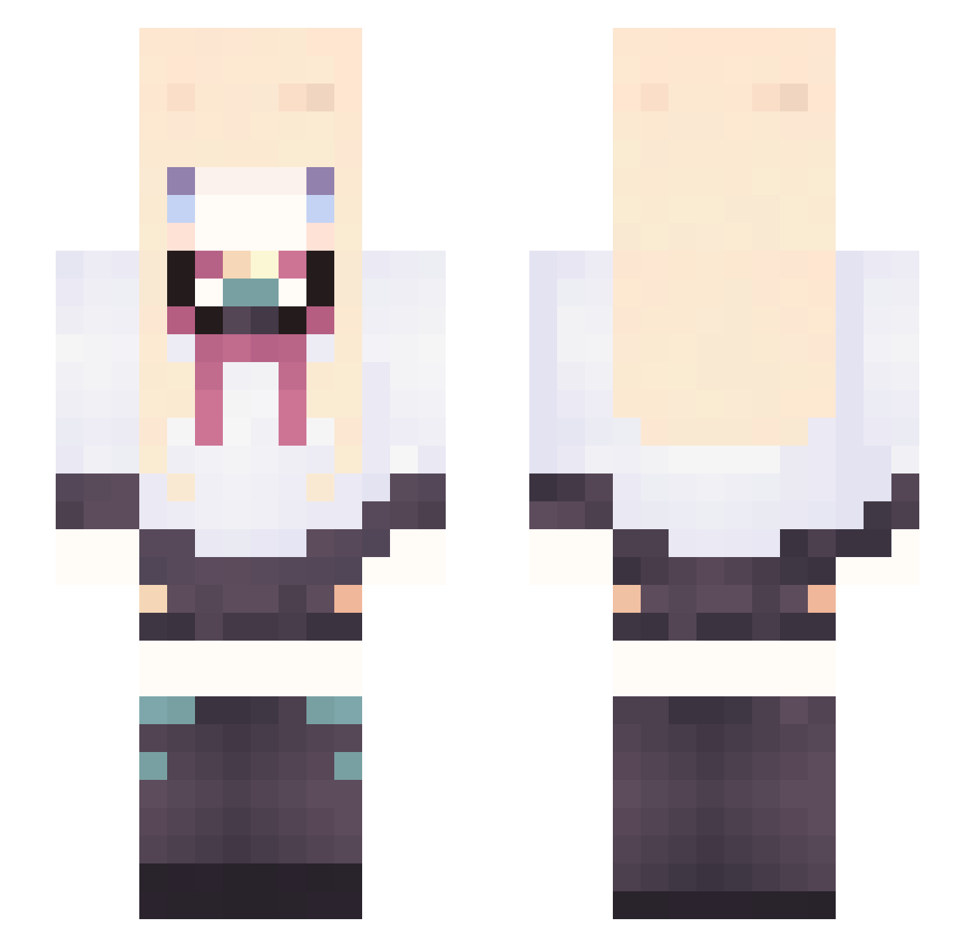 big_chicken233 Minecraft skin, front and back view