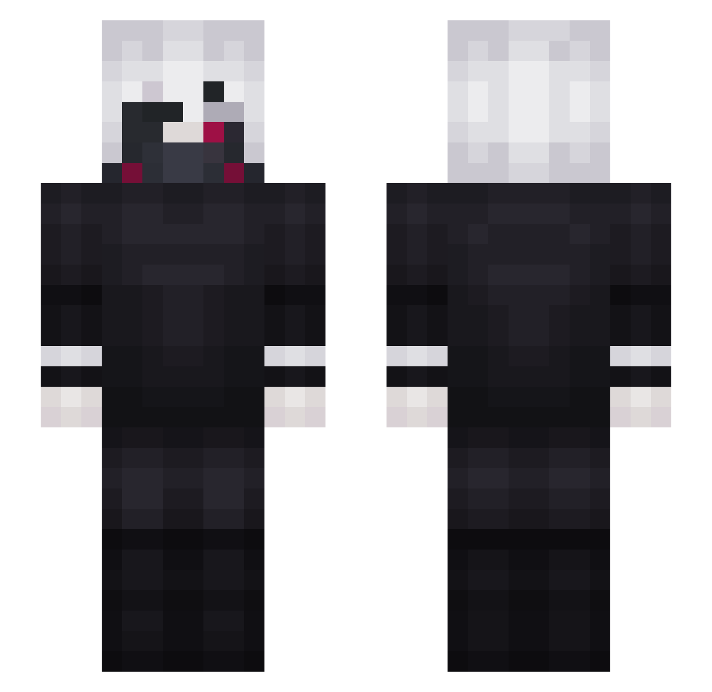 CzaroMamuut Minecraft skin, front and back view