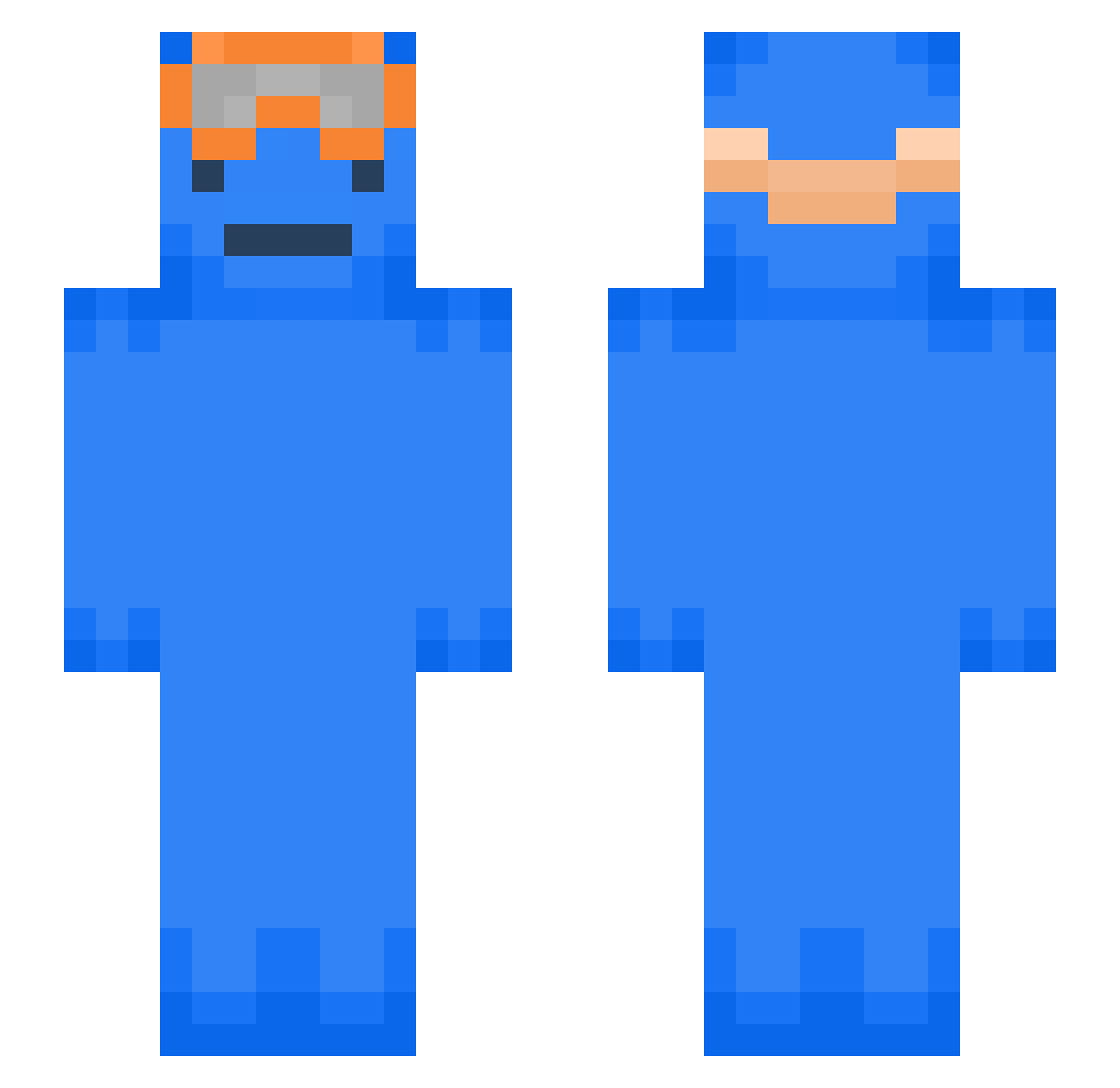 4tato_man Minecraft skin, front and back view