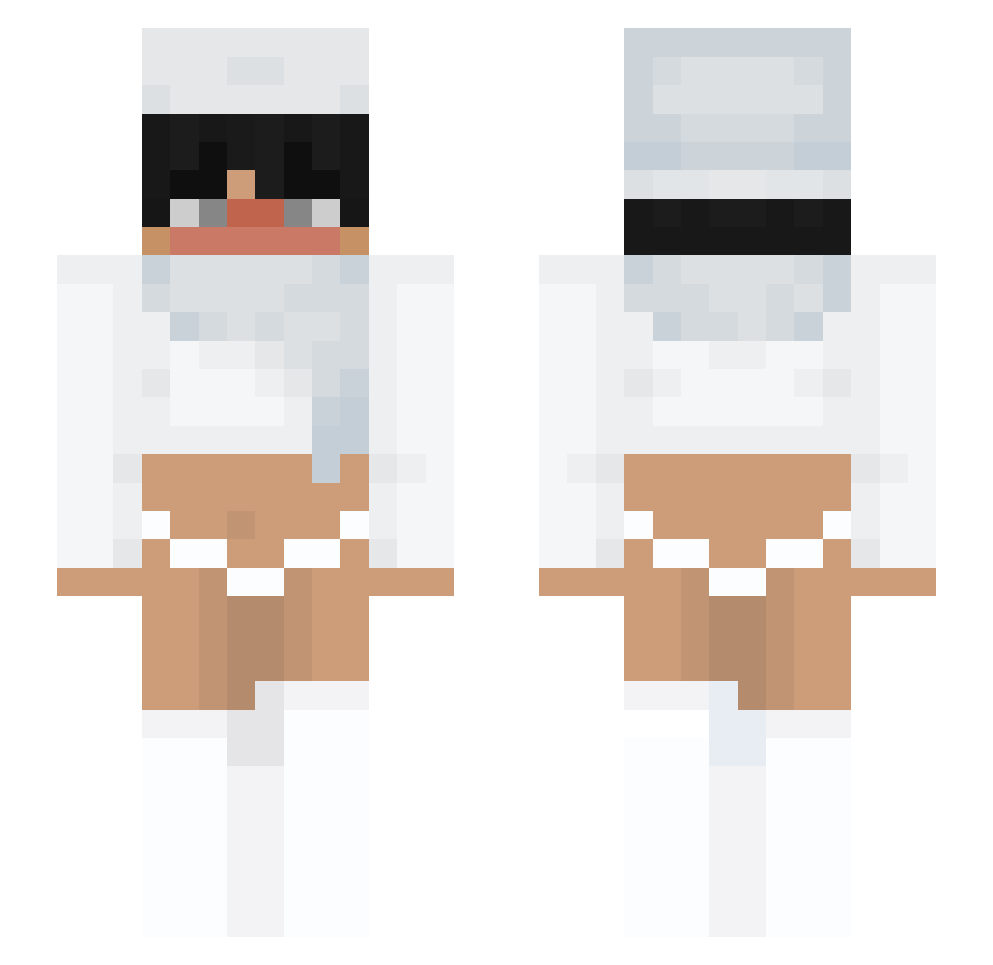 Ne_xis_ Minecraft skin, front and back view