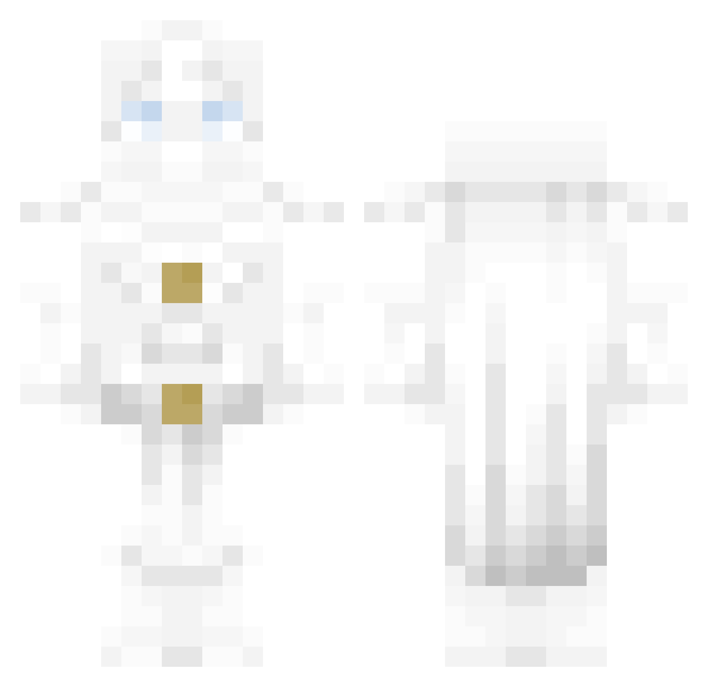 JuanFelipeV Minecraft skin, front and back view
