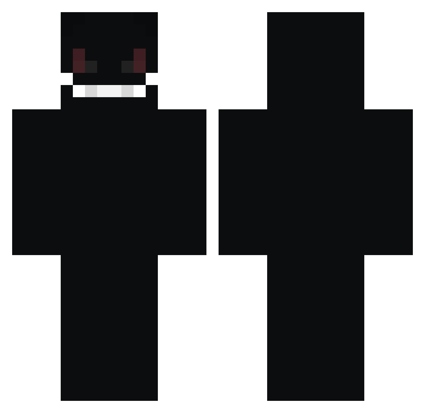 thompson_nort Minecraft skin, front and back view
