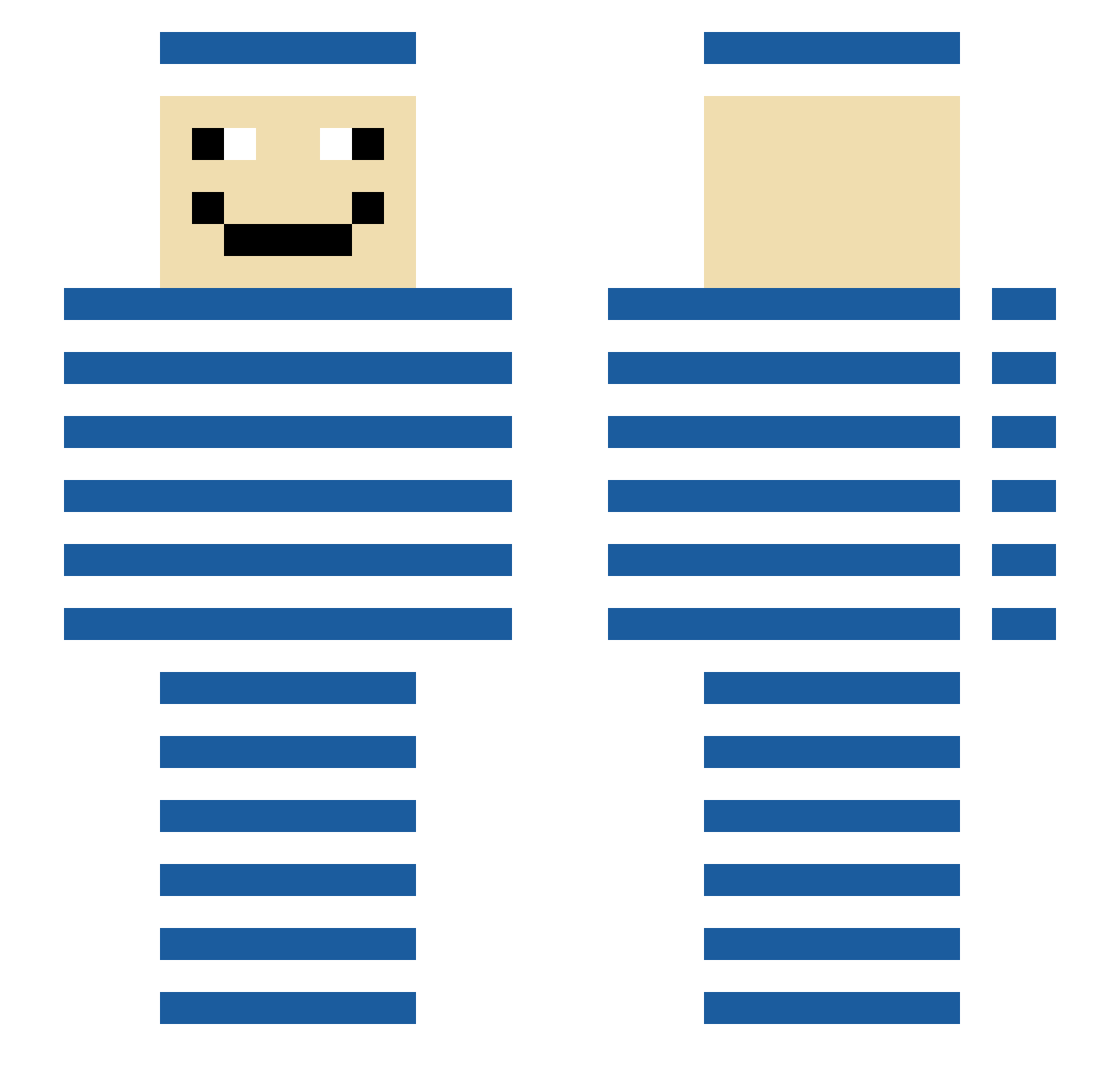 UnemployedMaster Minecraft skin, front and back view