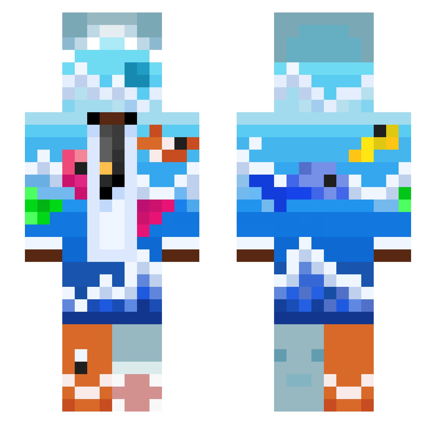 _ghost_guy_ Minecraft skin, front and back view