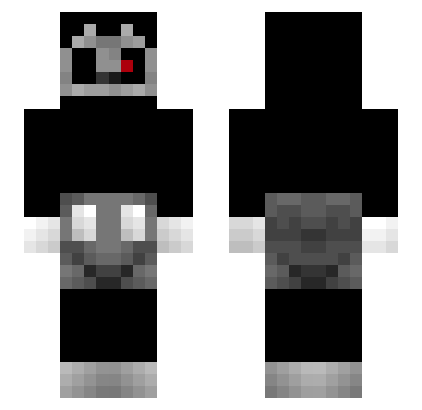 savas78 Minecraft skin, front and back view