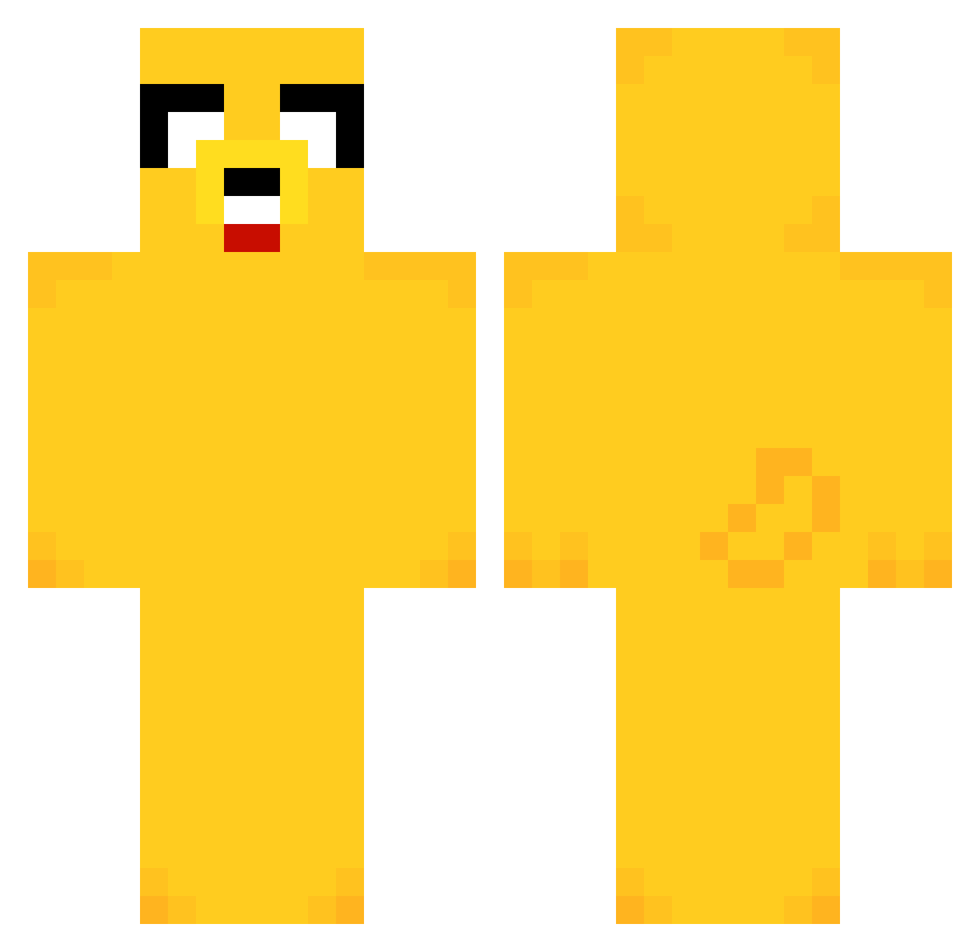 sok07 Minecraft skin, front and back view
