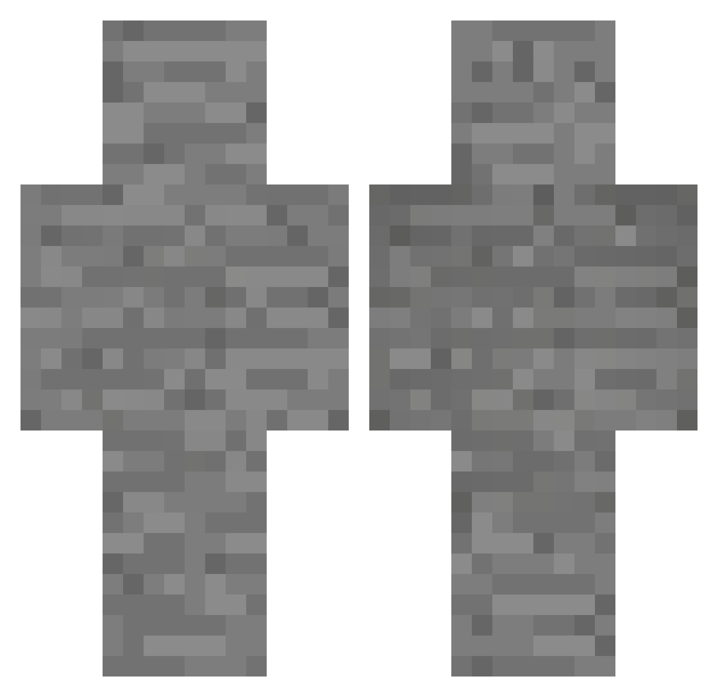smoky127 Minecraft skin, front and back view