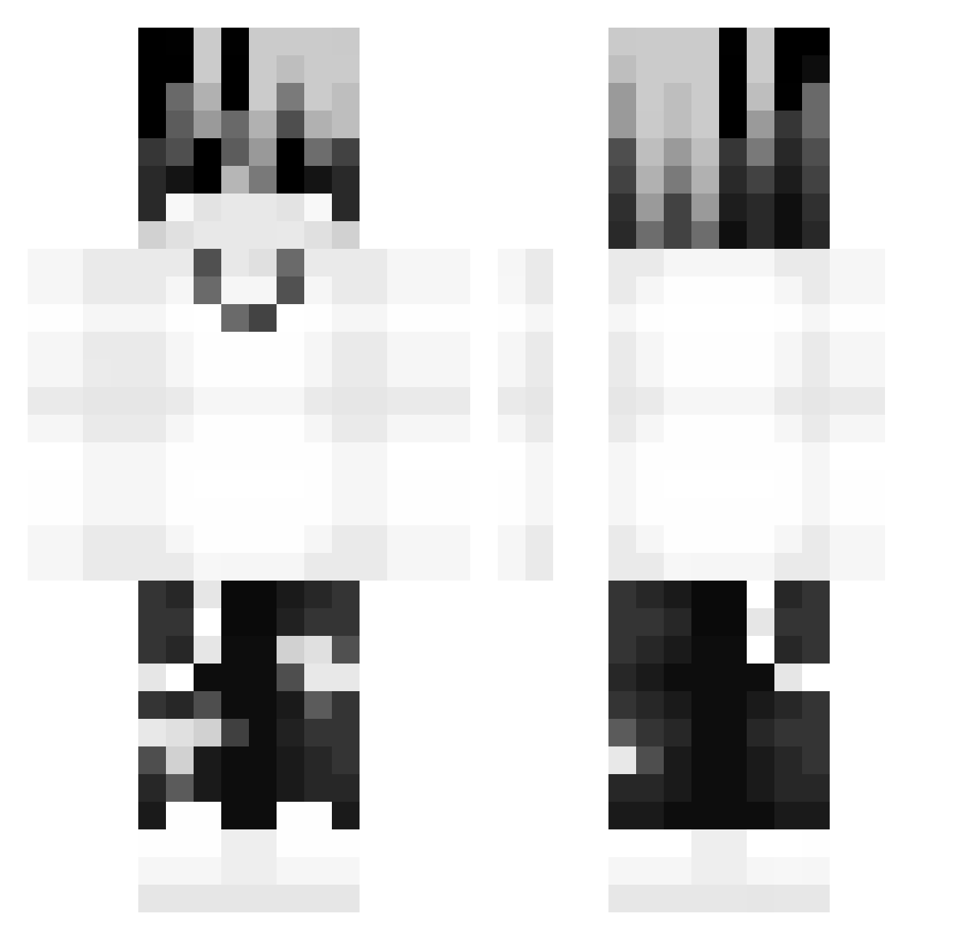 the_tarek_ahmed Minecraft skin, front and back view