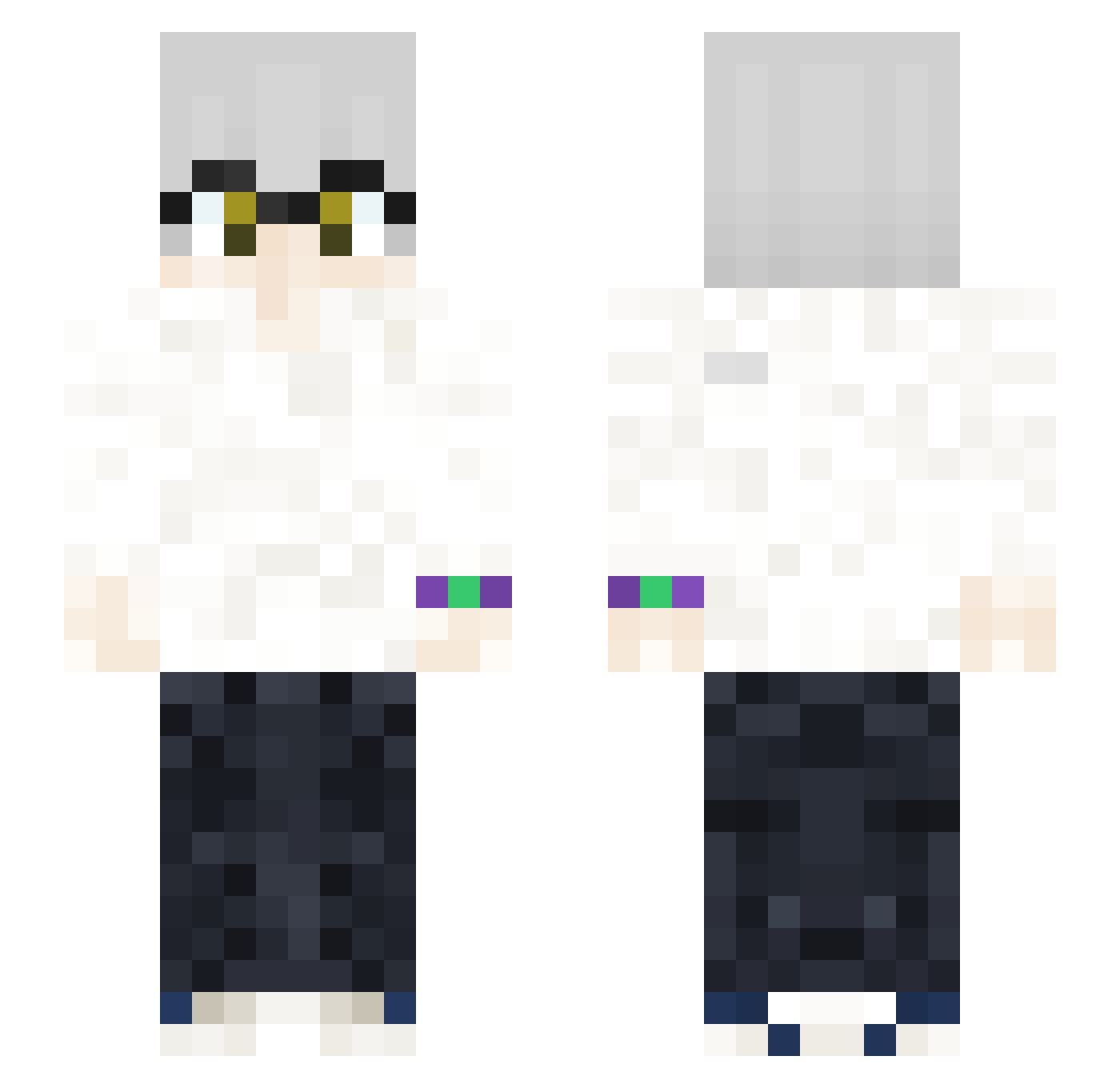 superWither1234 Minecraft skin, front and back view