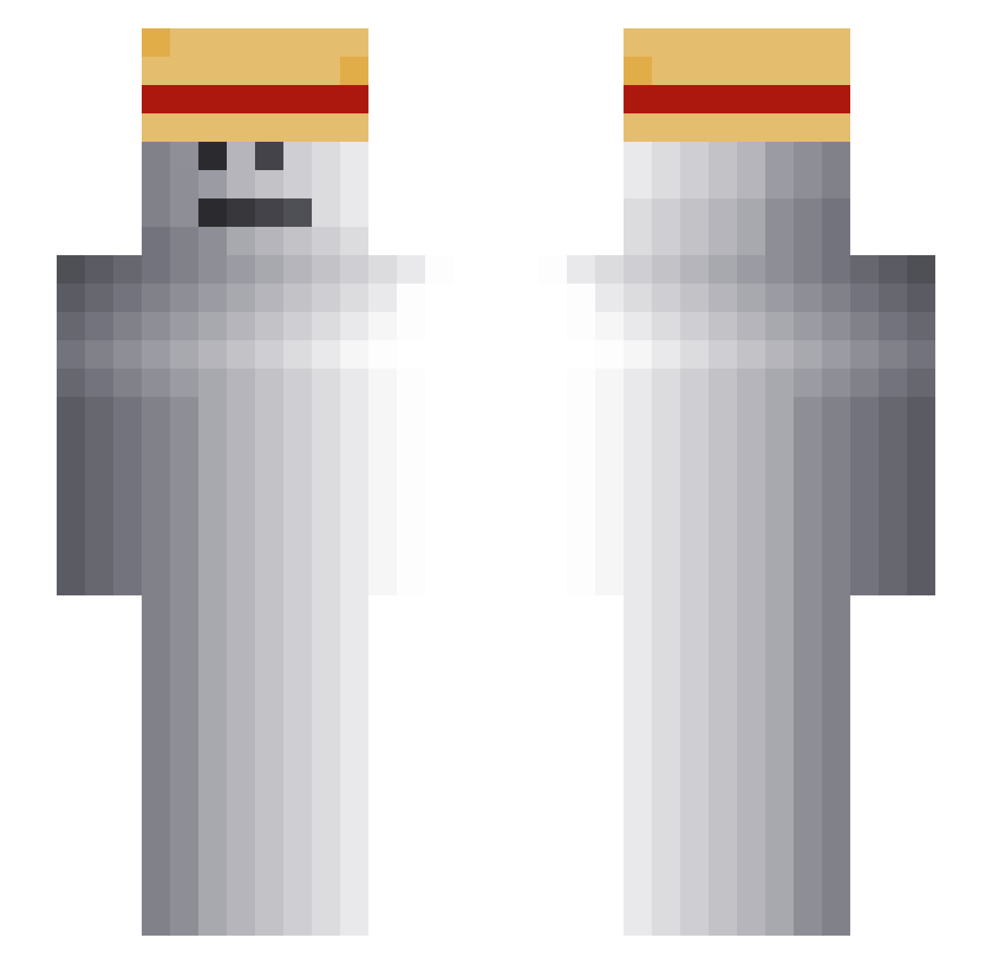 DrTacoshmurts Minecraft skin, front and back view