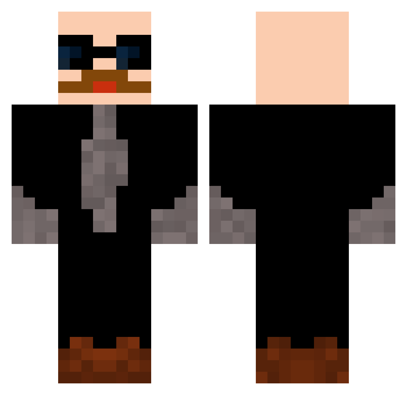 mateusbagli Minecraft skin, front and back view