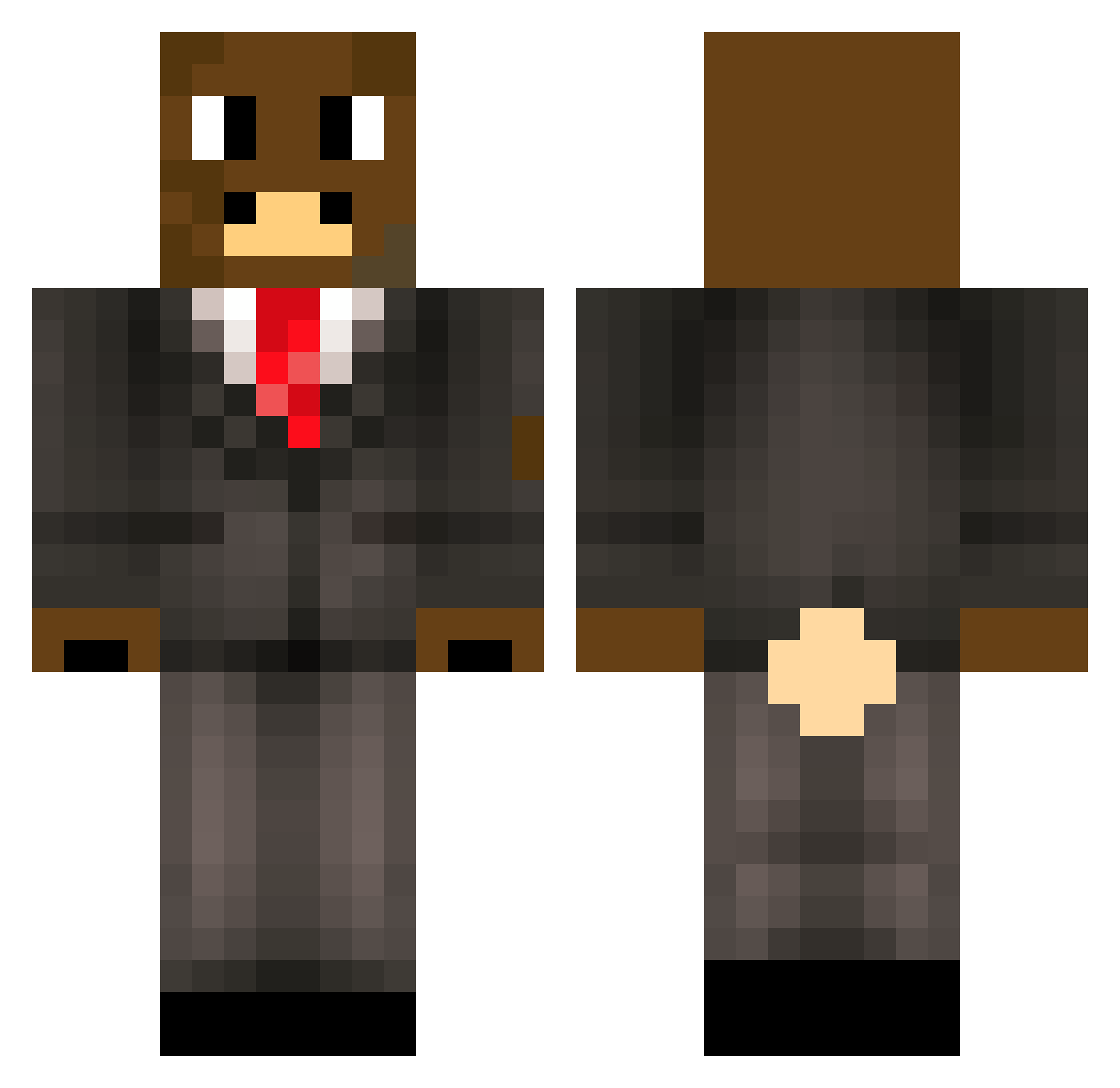 Killswitch3153 Minecraft skin, front and back view