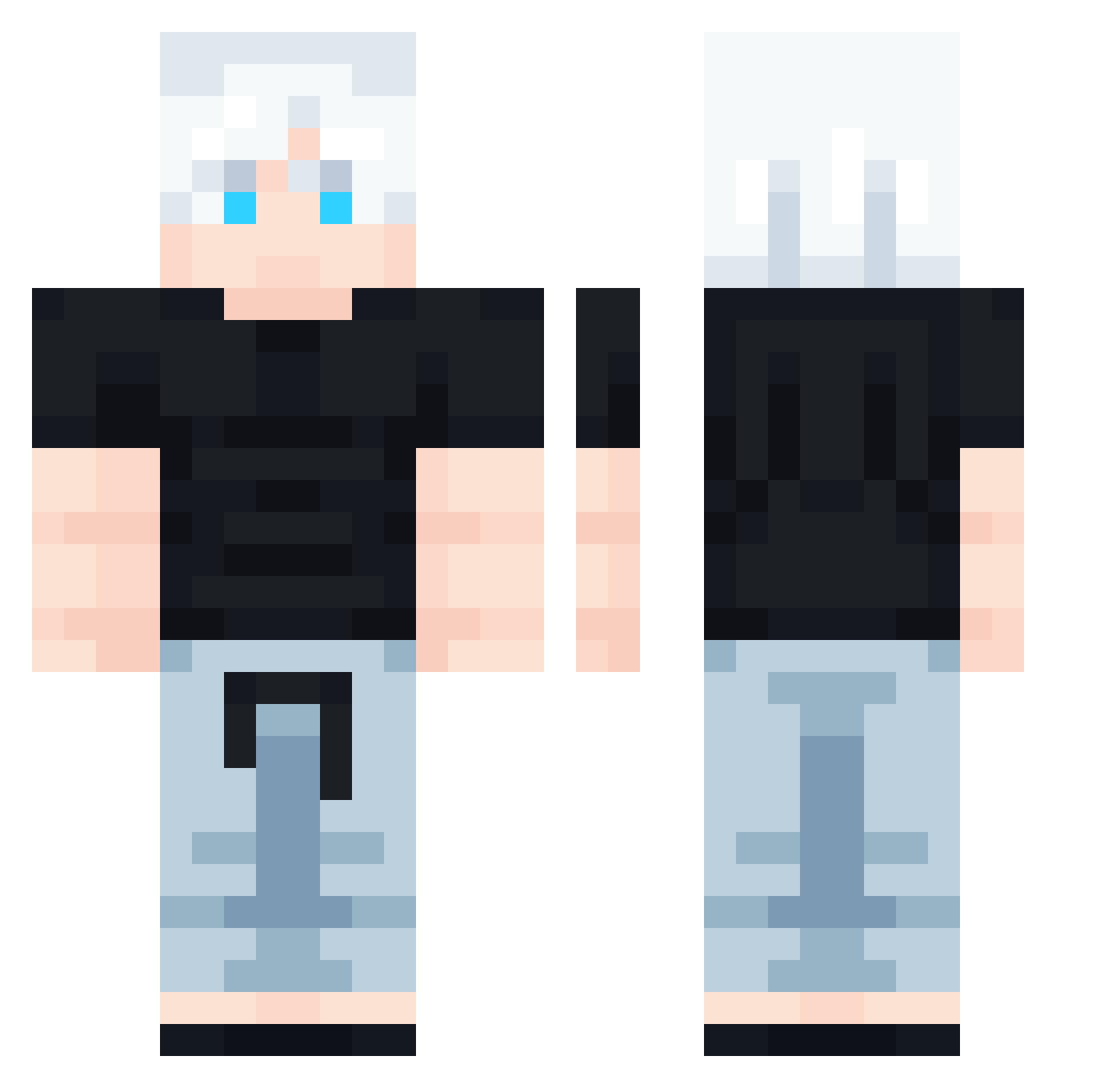 LG_kuper Minecraft skin, front and back view