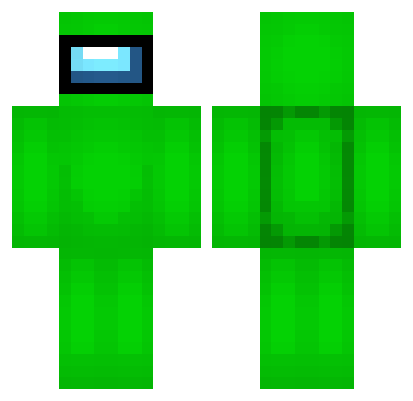 waimaziomaleo Minecraft skin, front and back view