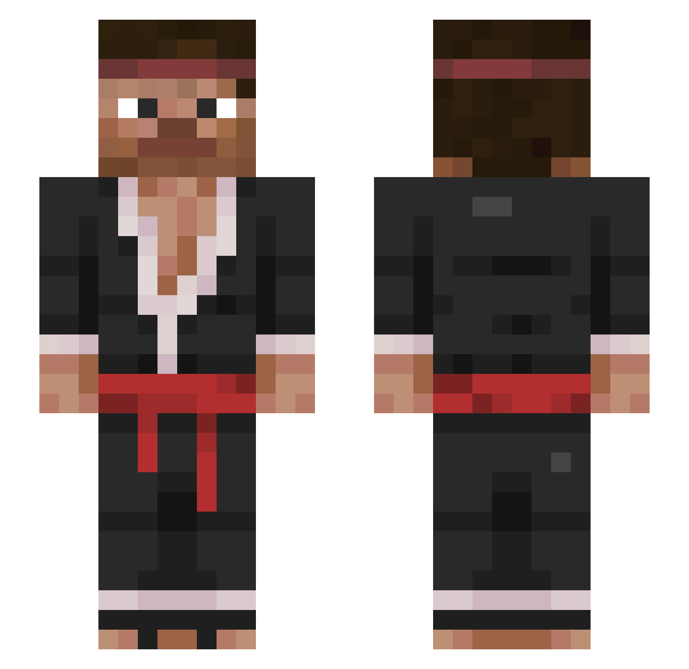 eydhen1 Minecraft skin, front and back view