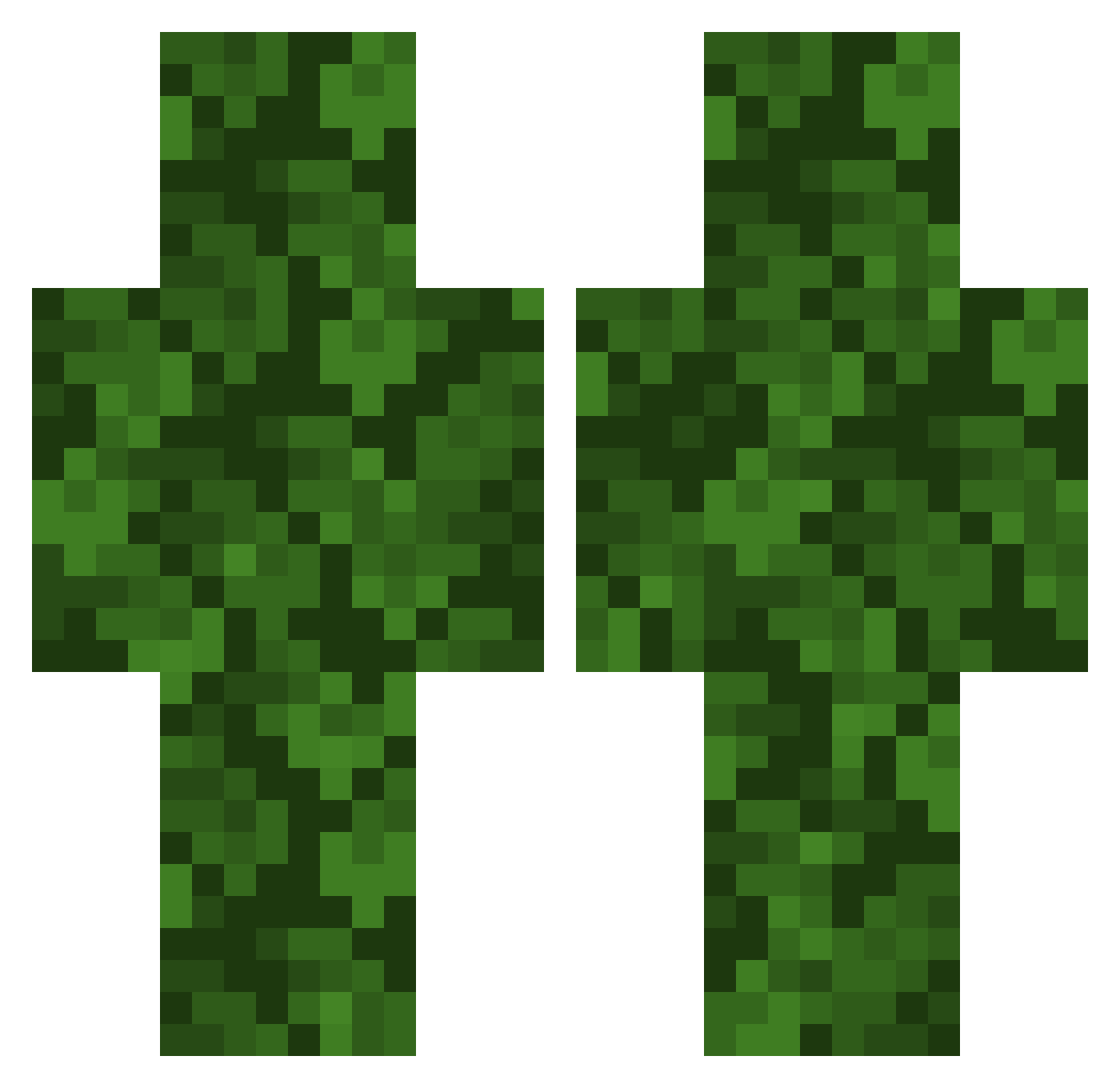 cakeagody2354 Minecraft skin, front and back view