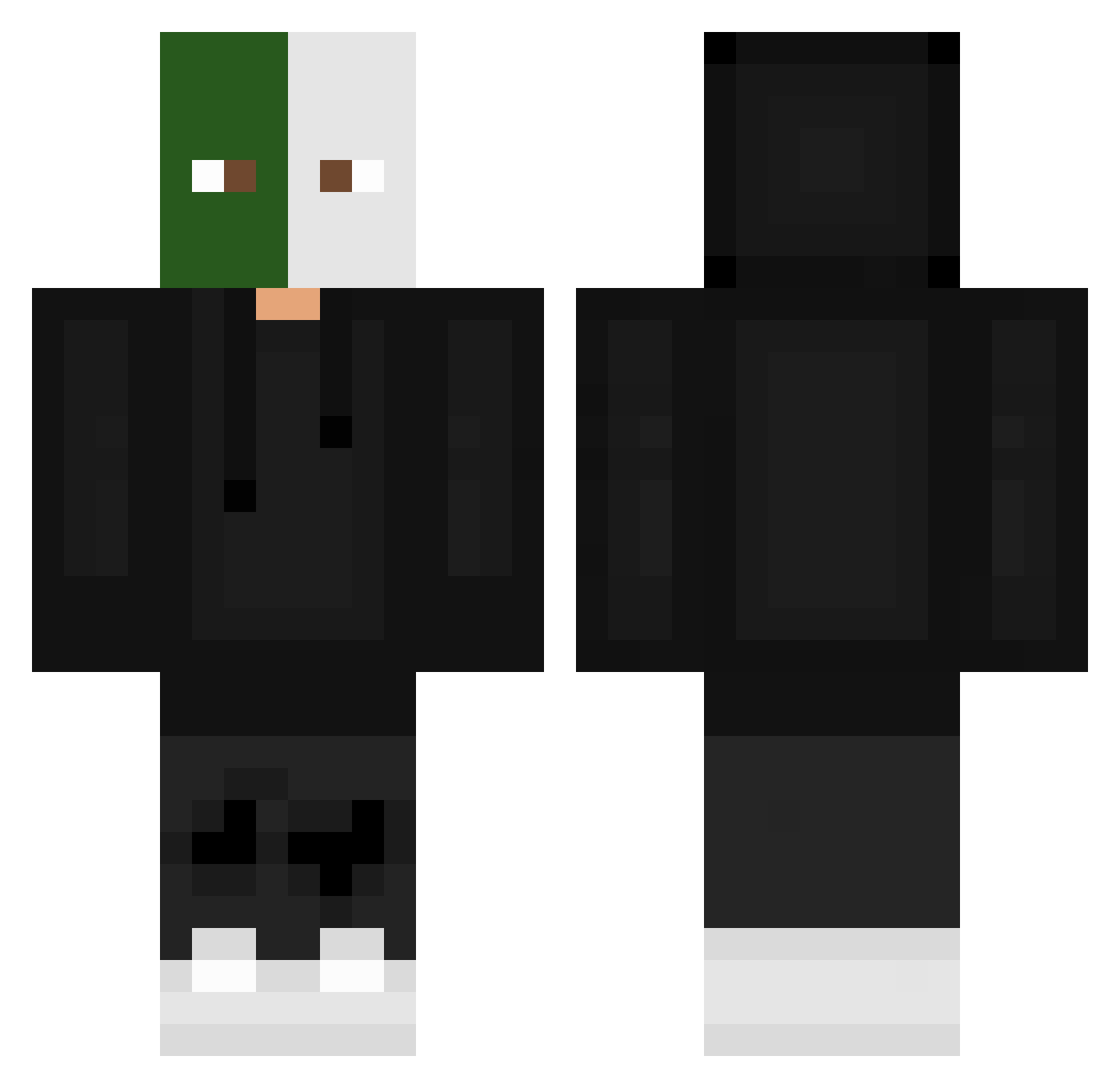BastiGHG_753 Minecraft skin, front and back view