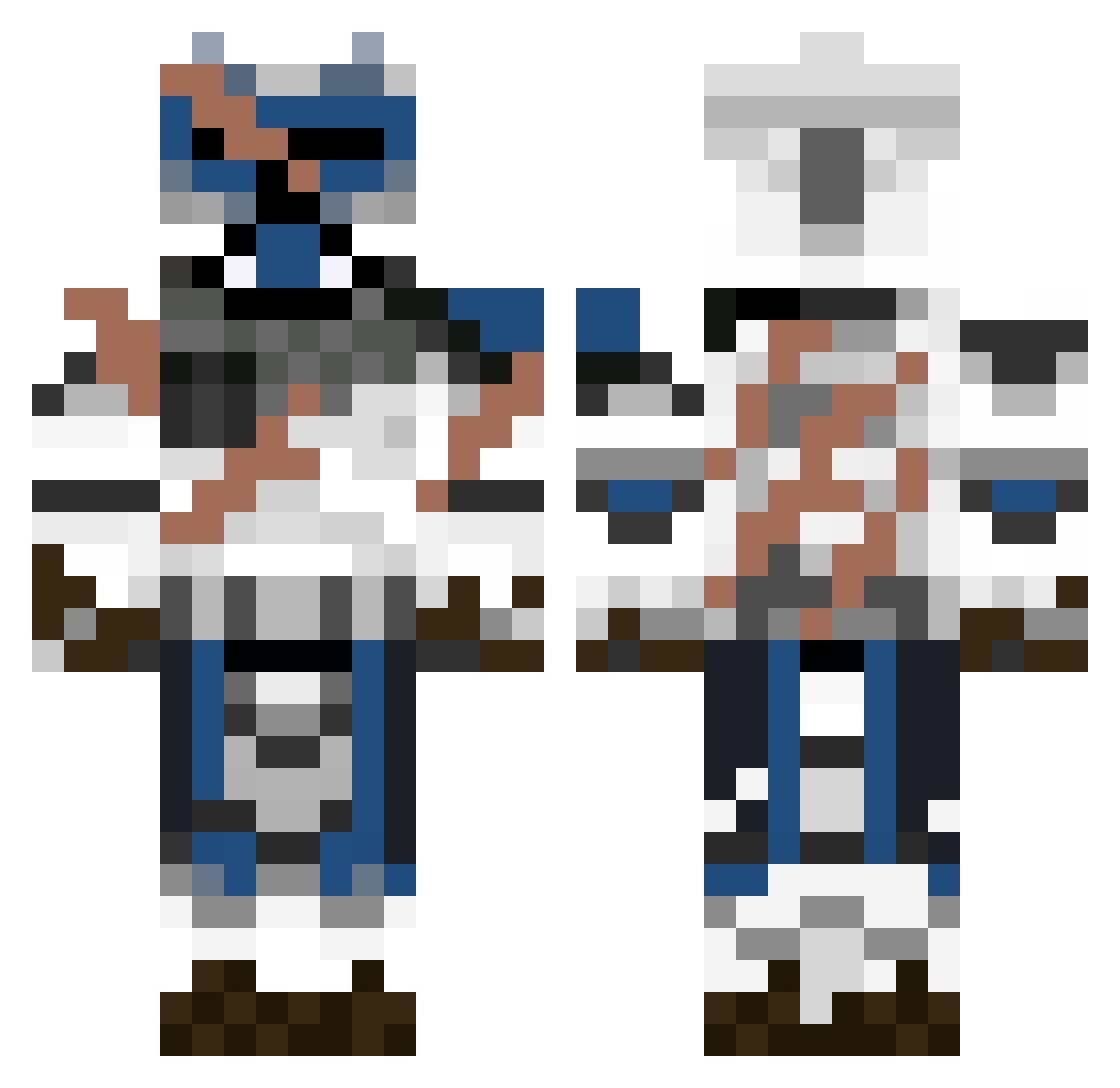 bruh_bruh Minecraft skin, front and back view