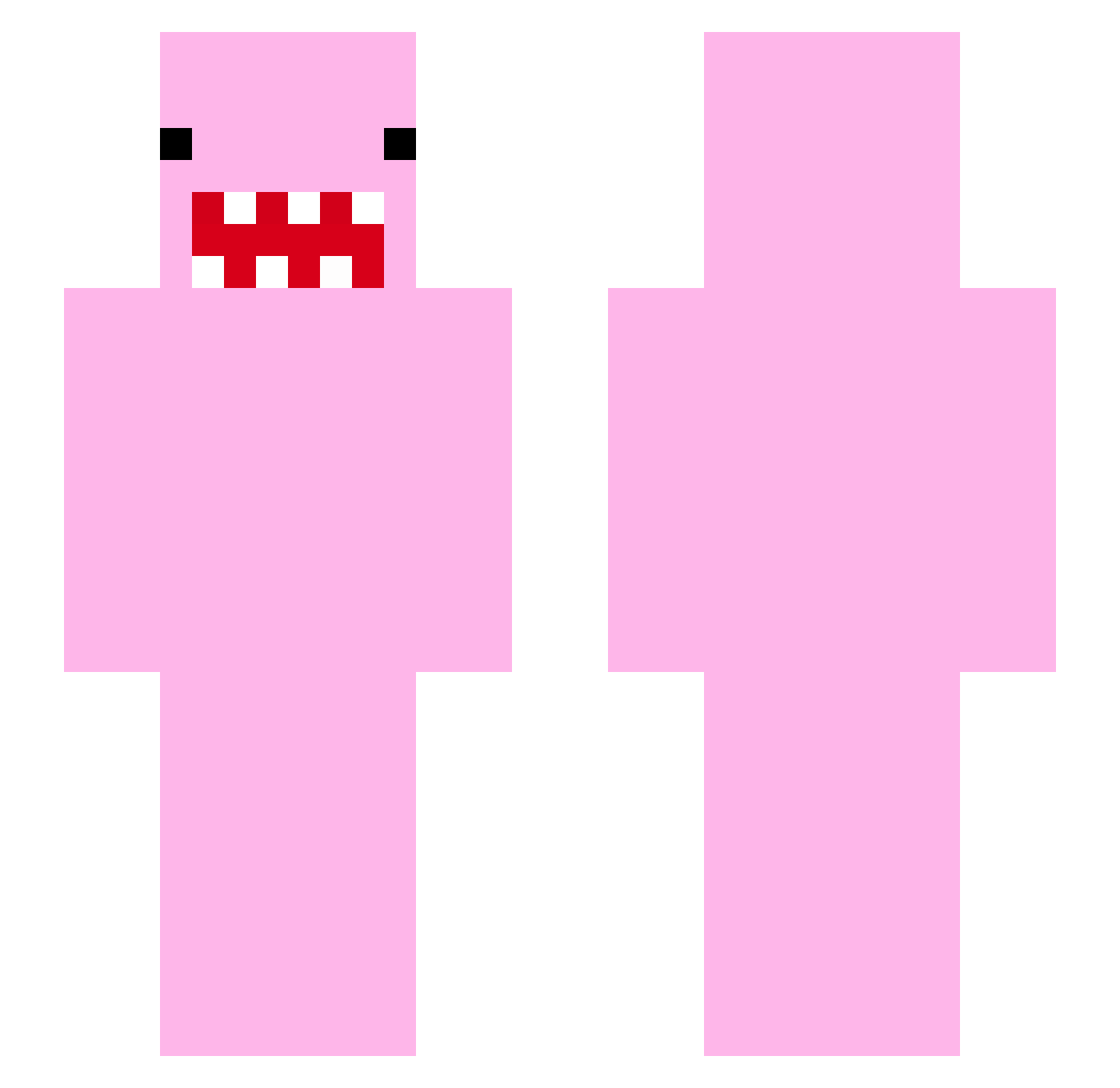 lumpia23 Minecraft skin, front and back view