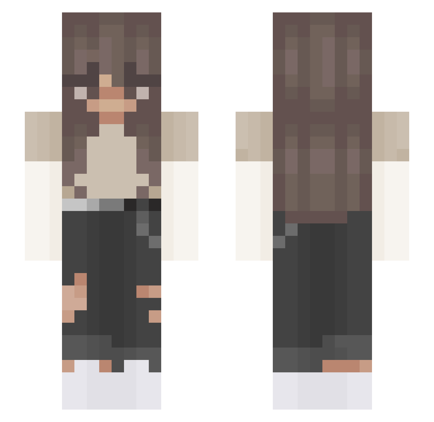 kswags Minecraft skin, front and back view