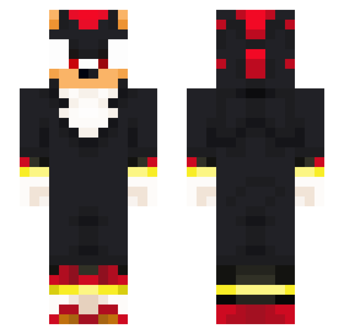 anthonysanti Minecraft skin, front and back view