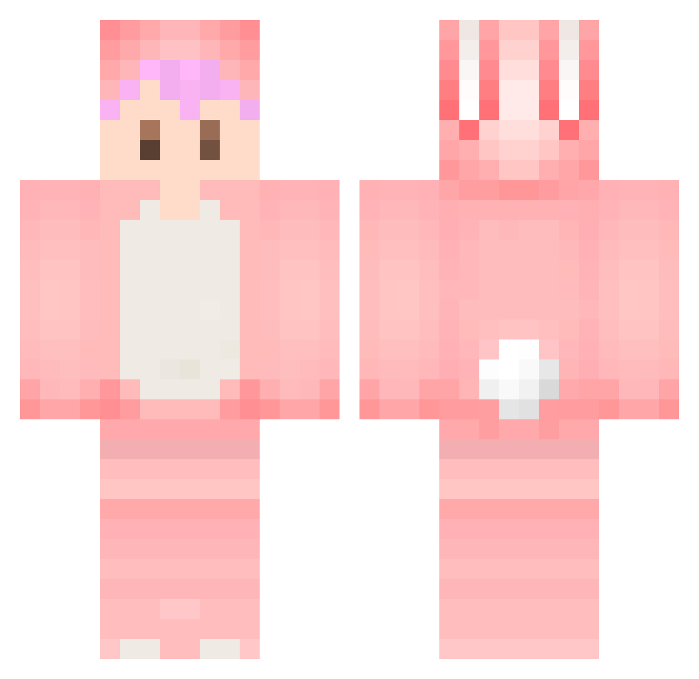 ibraheem619 Minecraft skin, front and back view