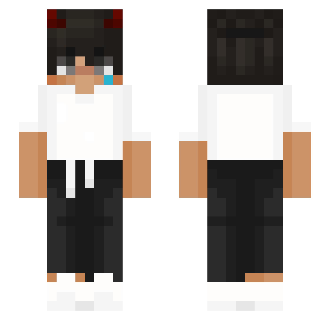 DeStr0m_ Minecraft skin, front and back view