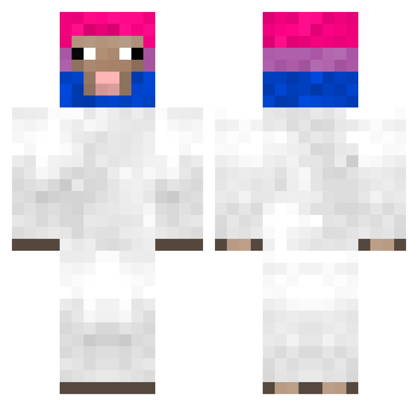 sweetie4800 Minecraft skin, front and back view