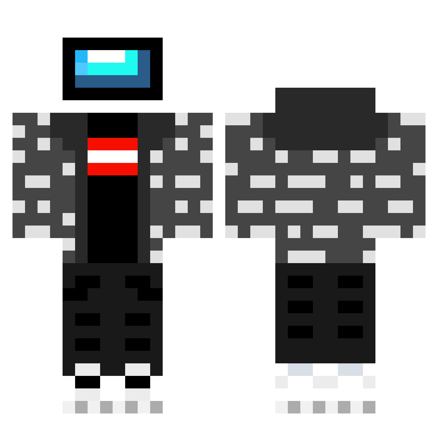 gabsniper25 Minecraft skin, front and back view