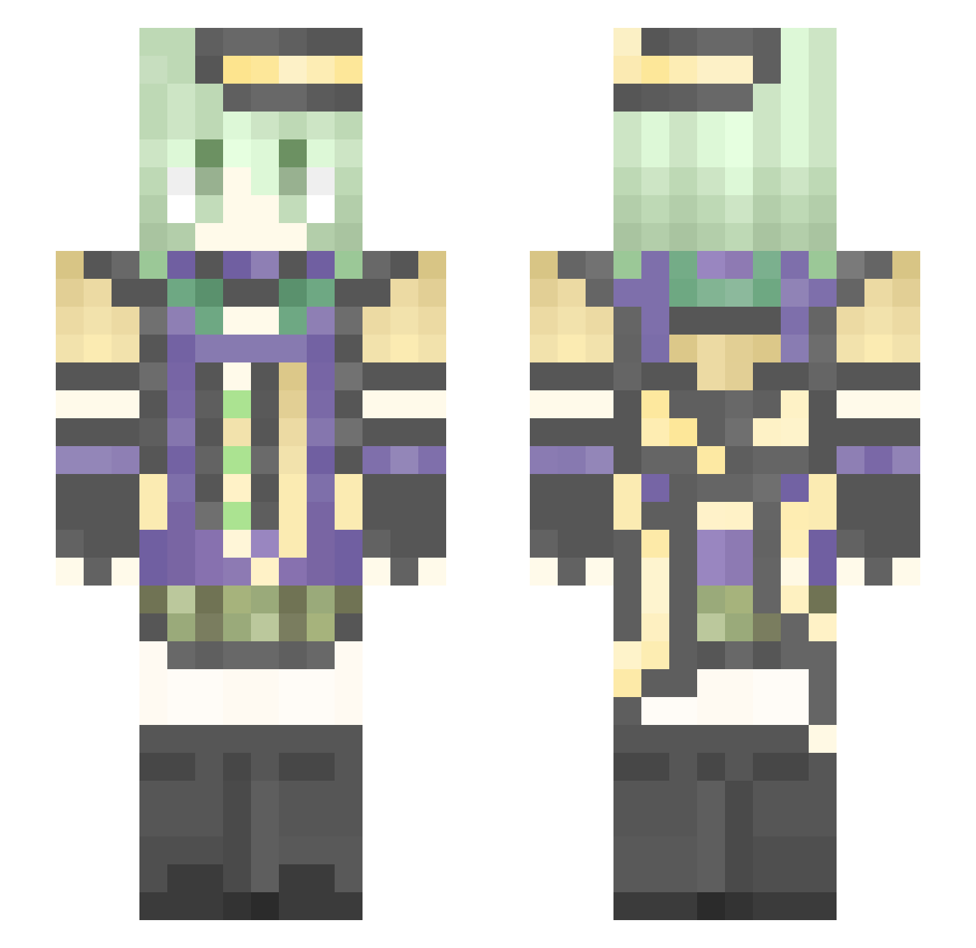 yang_guo_mie Minecraft skin, front and back view