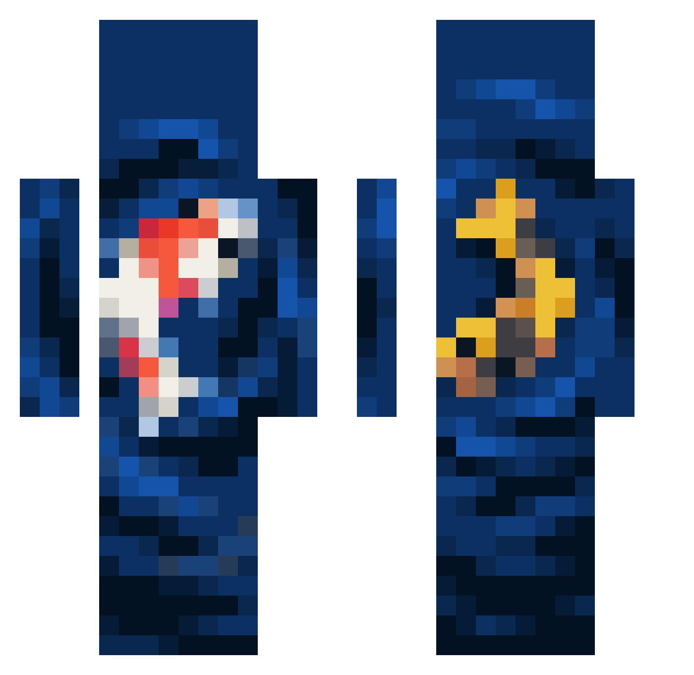Sullyjrr Minecraft skin, front and back view
